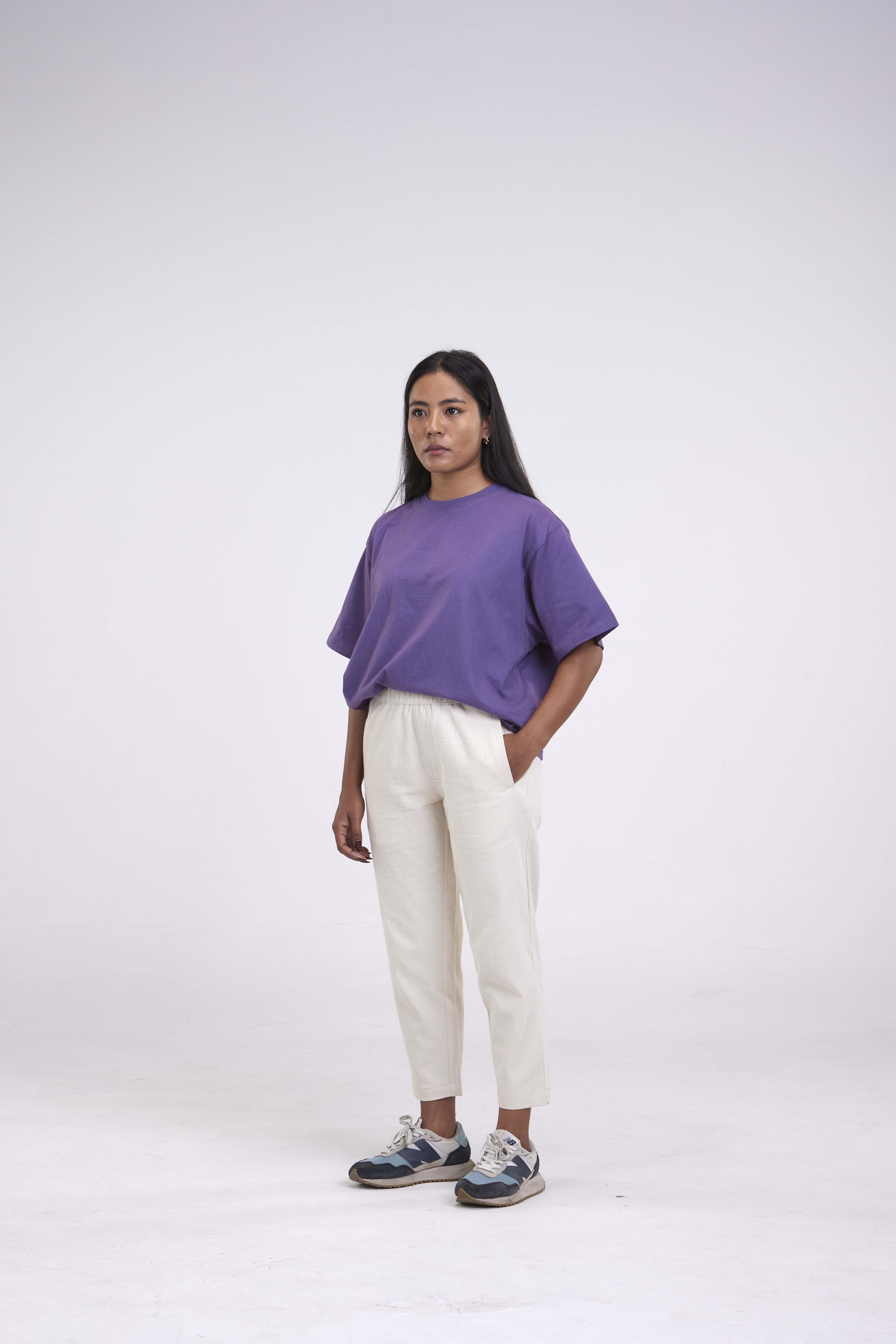 arniko-lisa-grape-t-shirt-damen-schulterfrei image 3