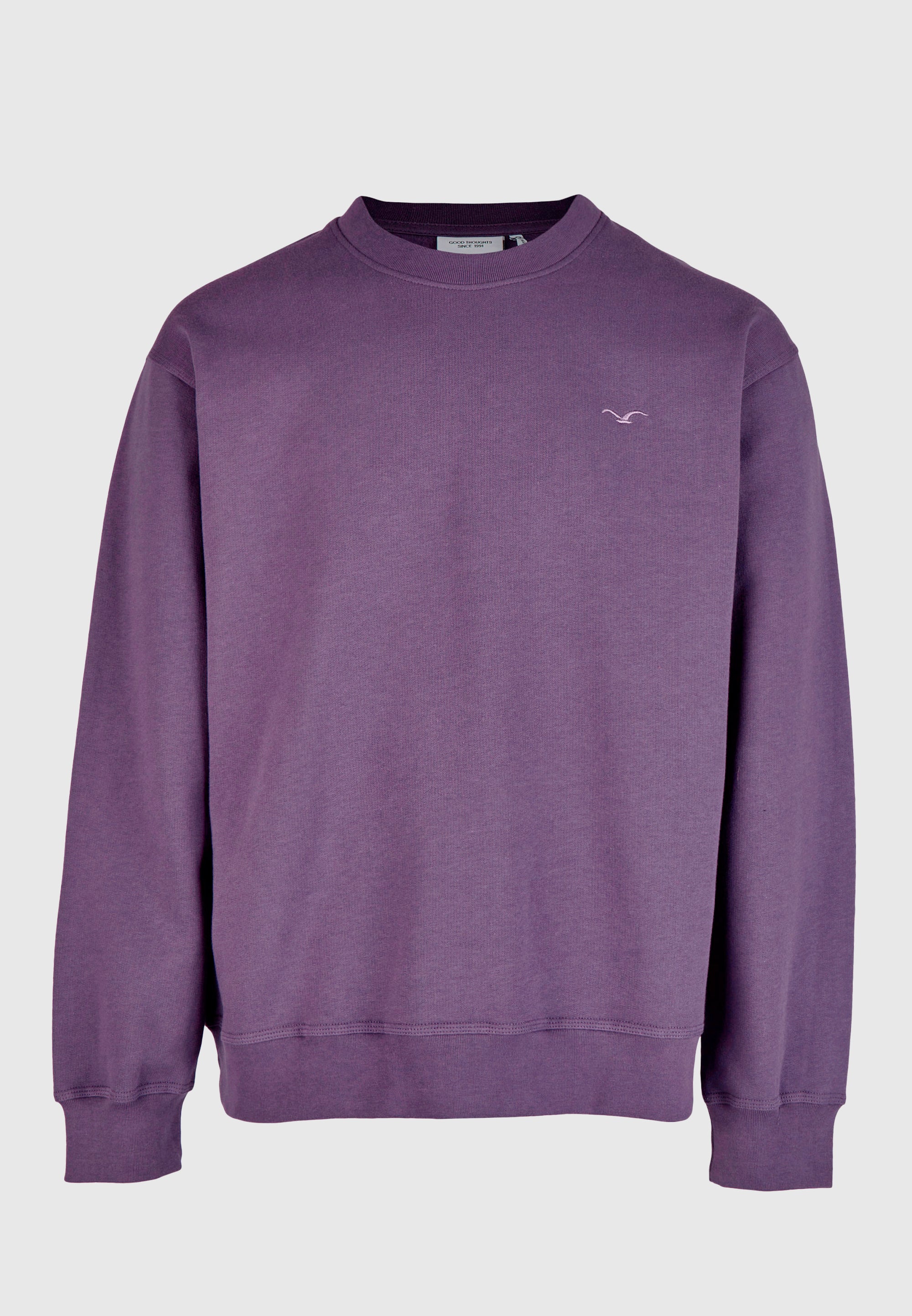 cleptomanicx-ligull-boxy-crewneck-sweatshirt-bio-baumwolle image 1