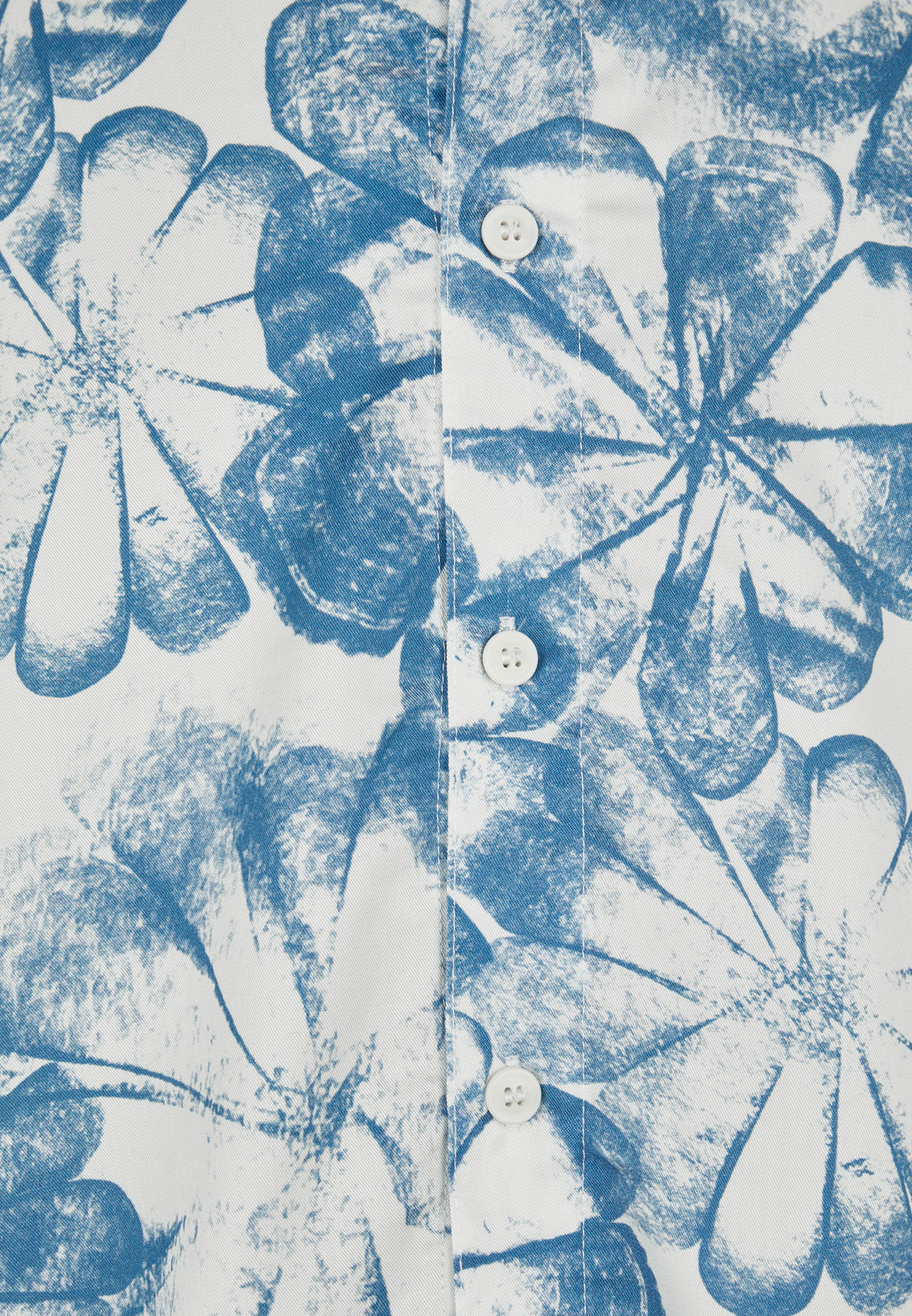 cleptomanicx-shirt-flowers-kurzarmhemd-lyocell-print image 4
