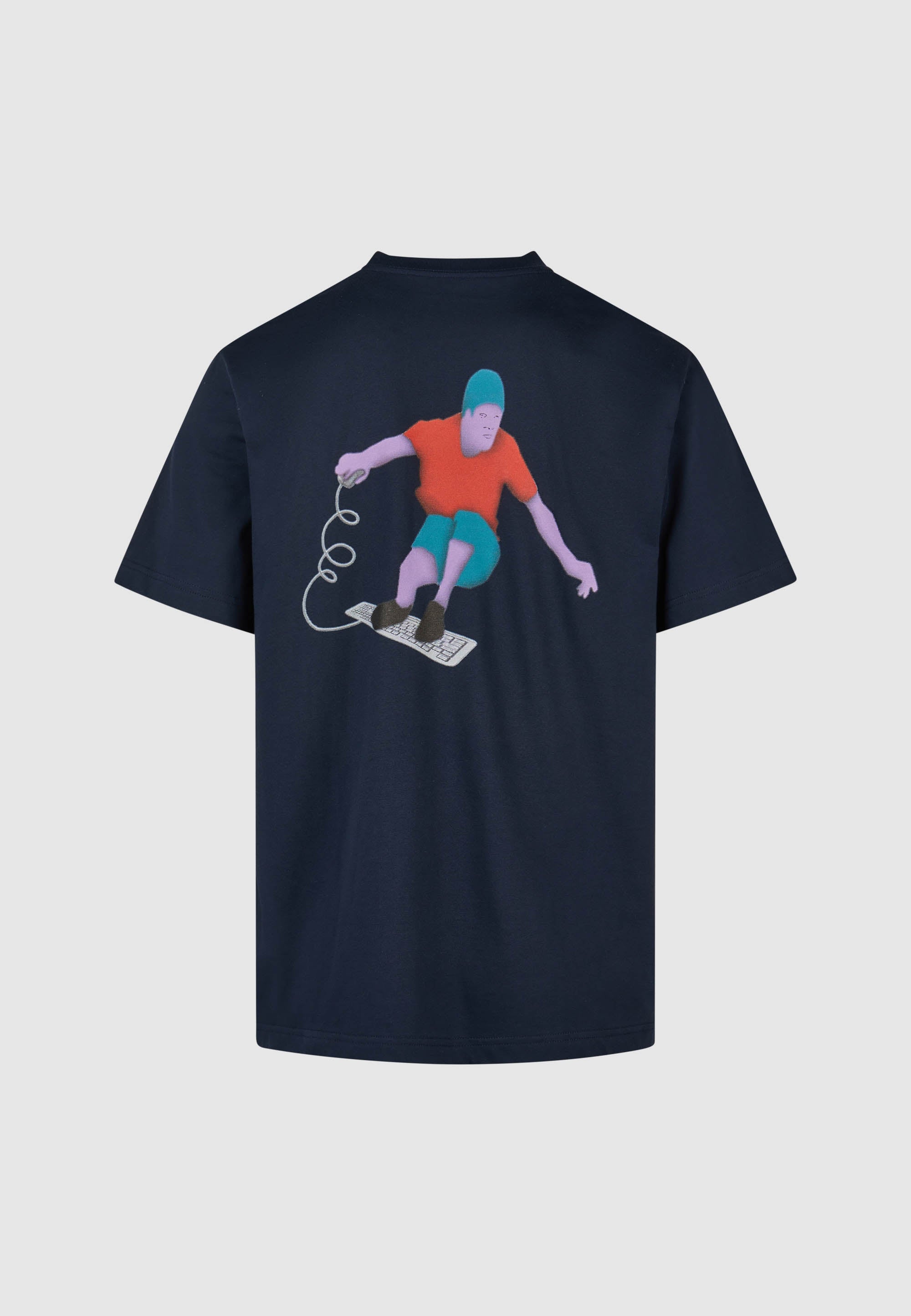cleptomanicx-surf-the-web-classic-tee-t-shirt-print image 2