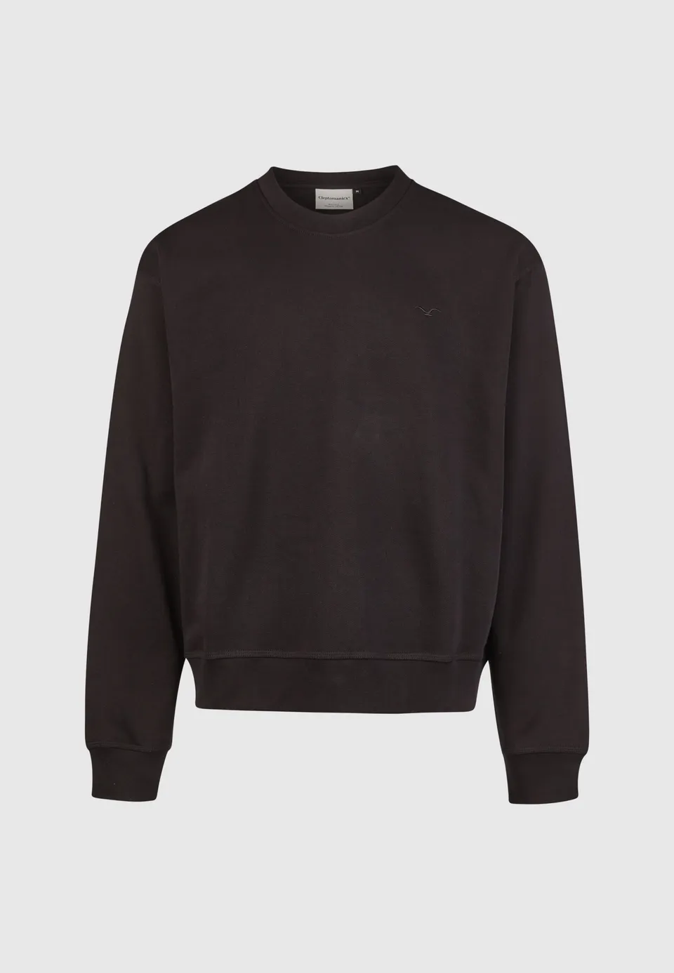 cleptomanicx-ligull-boxy-crop-crewneck-sweatshirt-bio image 1