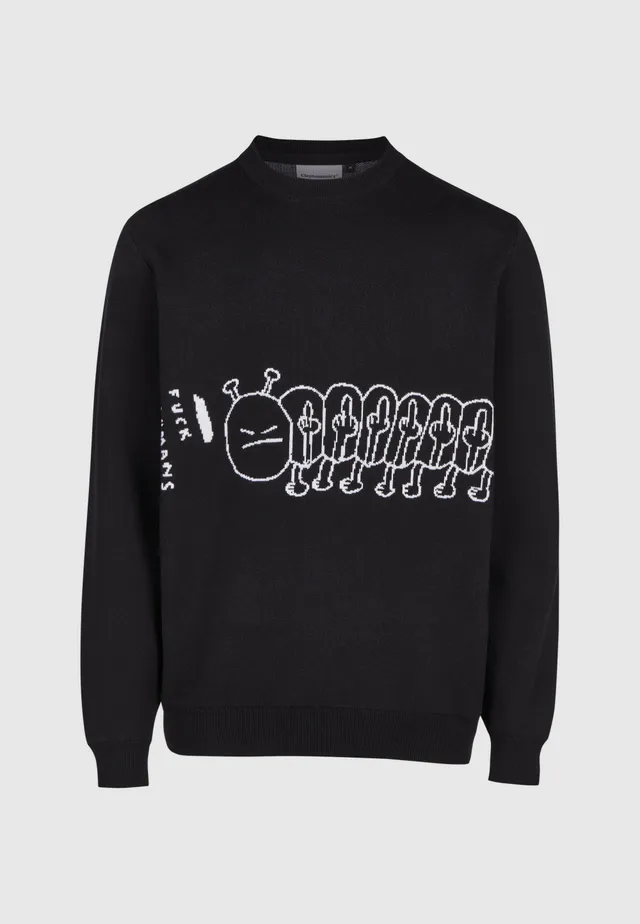 cleptomanicx-fuhumans-knit-strickpullover-biobaumwolle image 1