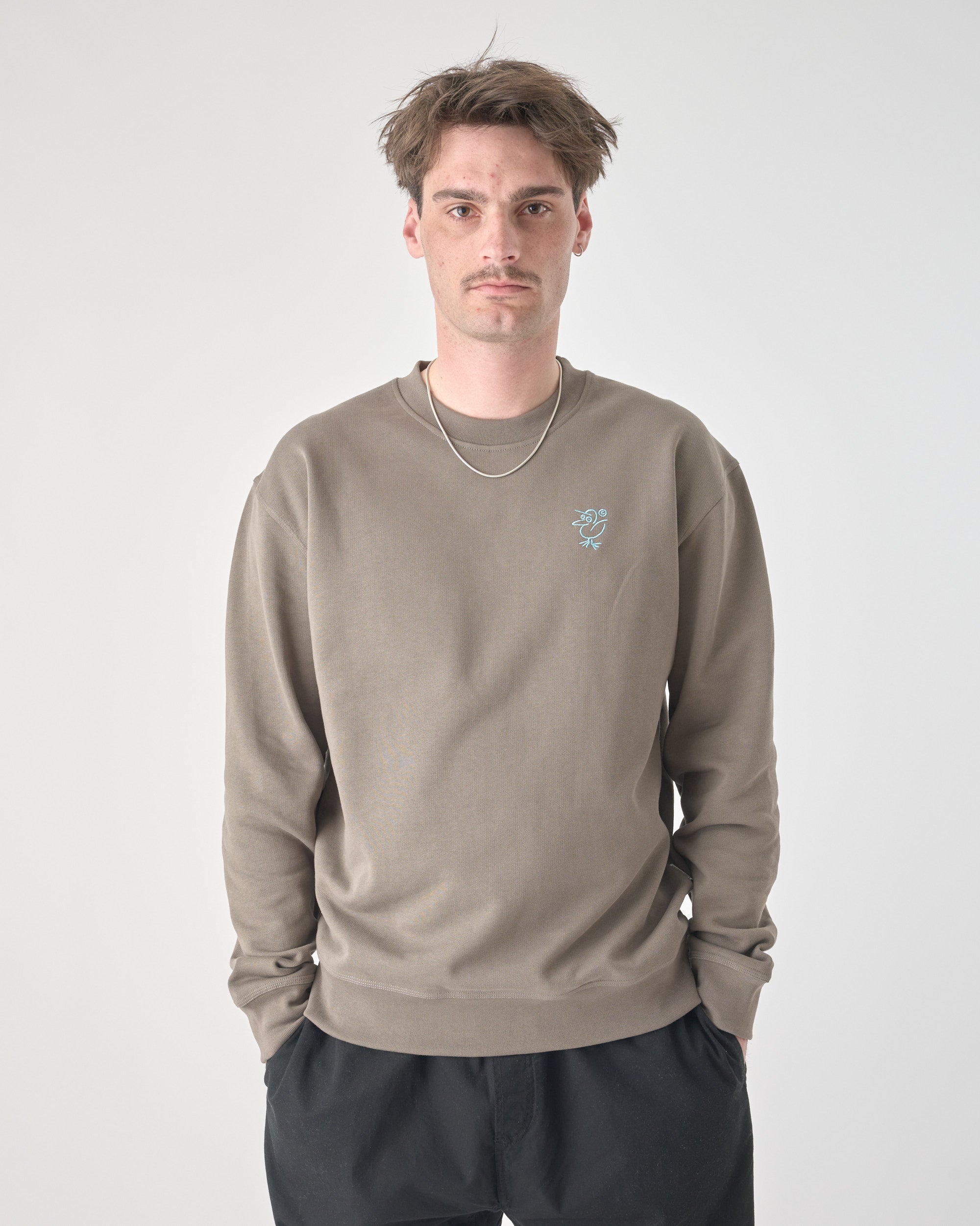 cleptomanicx-sketch-gull-crewneck-sweatshirt-m-bio-baumwolle image 4
