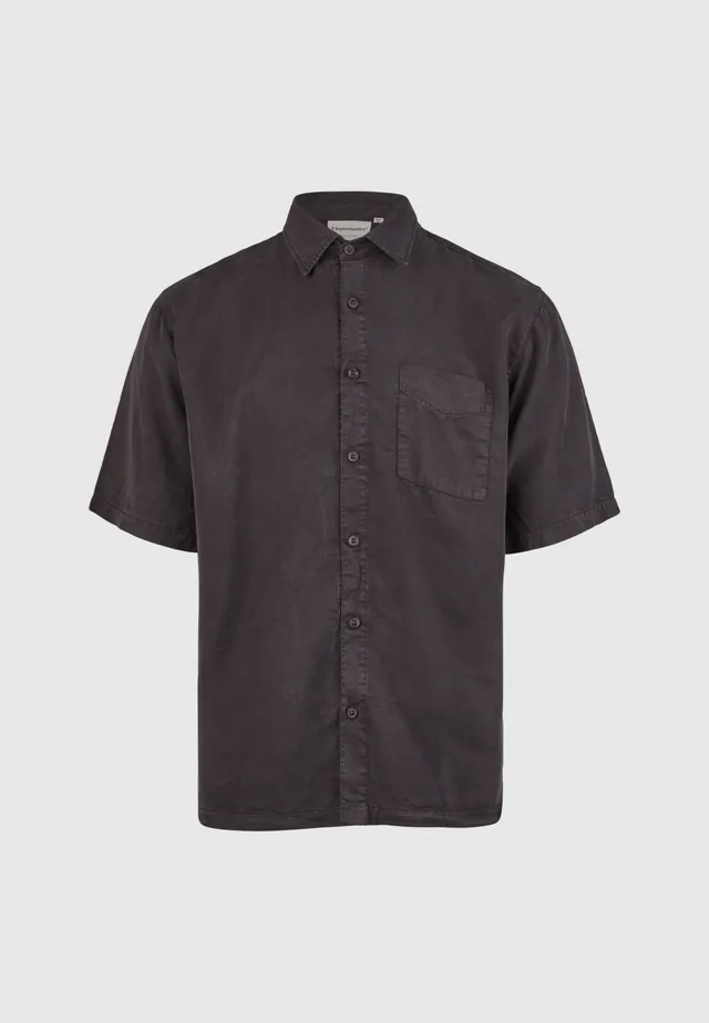cleptomanicx-easy-shirt-hemd-kurzarm-lyocell-oversize image 1