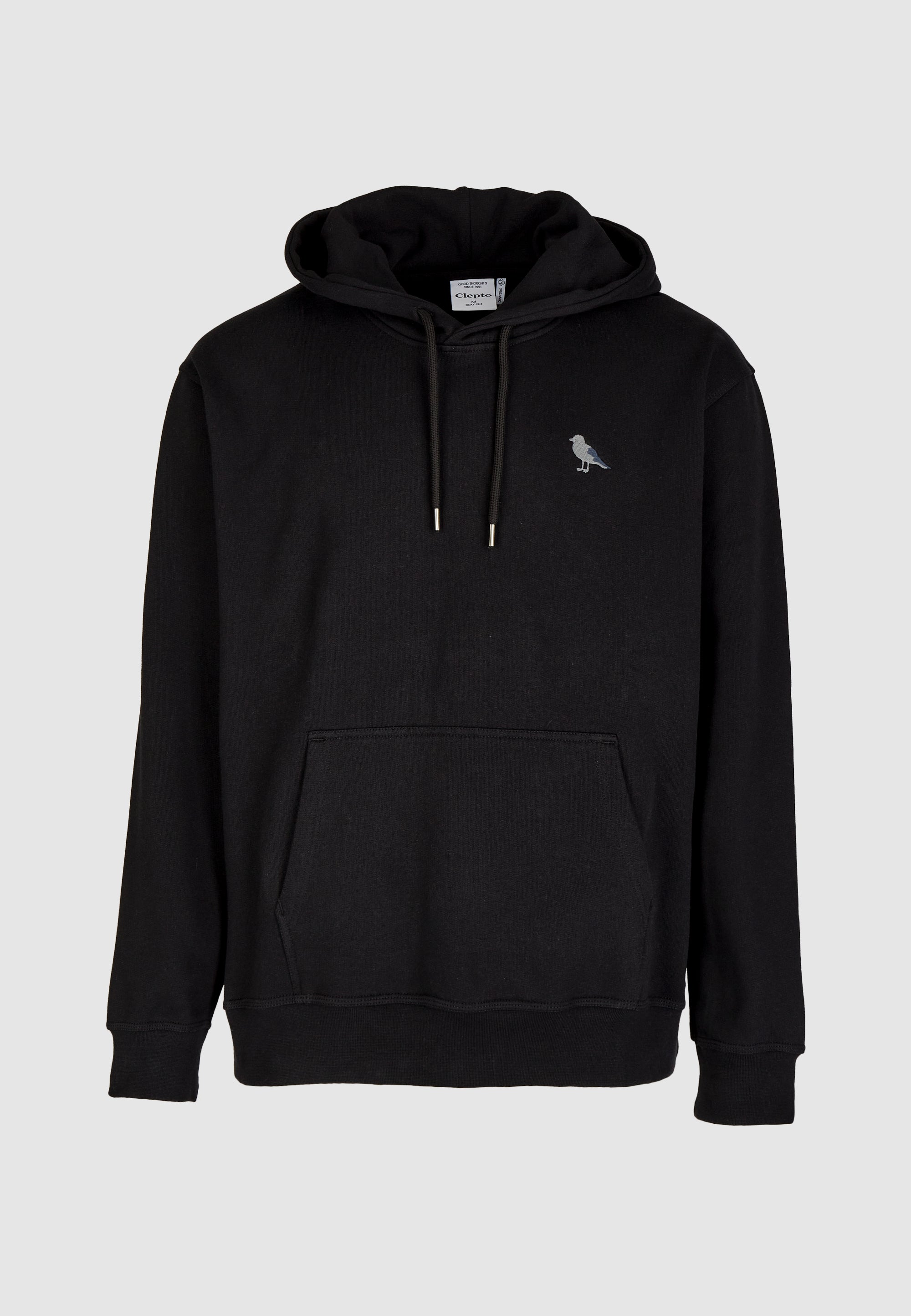 cleptomanicx-embro-gull-mono-hooded-stick-hoodie image 1