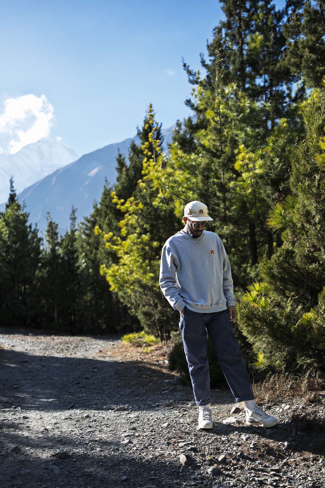 arniko-trikon-pullover-grey-melange-bio-baumwolle image 3