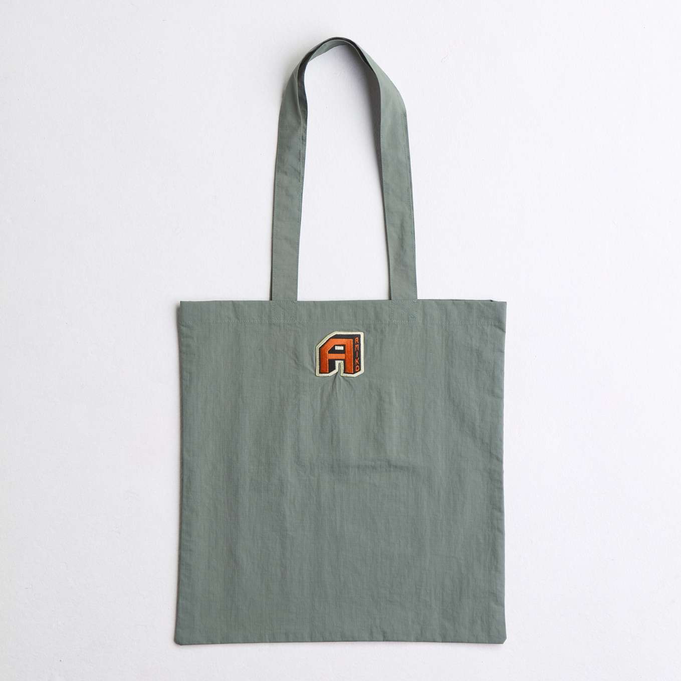 arniko-tote-bag-a-sky-mint-nylon-shopper image 1