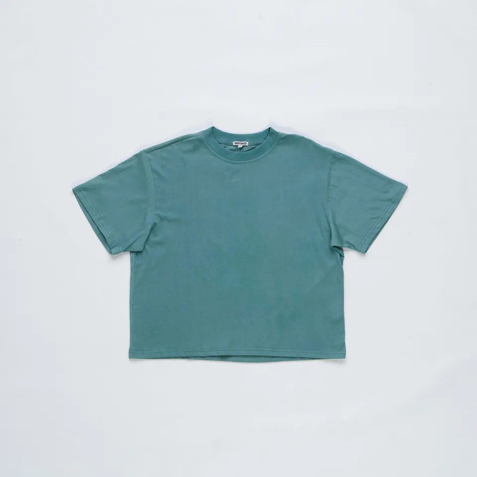 arniko-lisa-t-shirt-mint-blue-bio-baumwolle-damen image 1