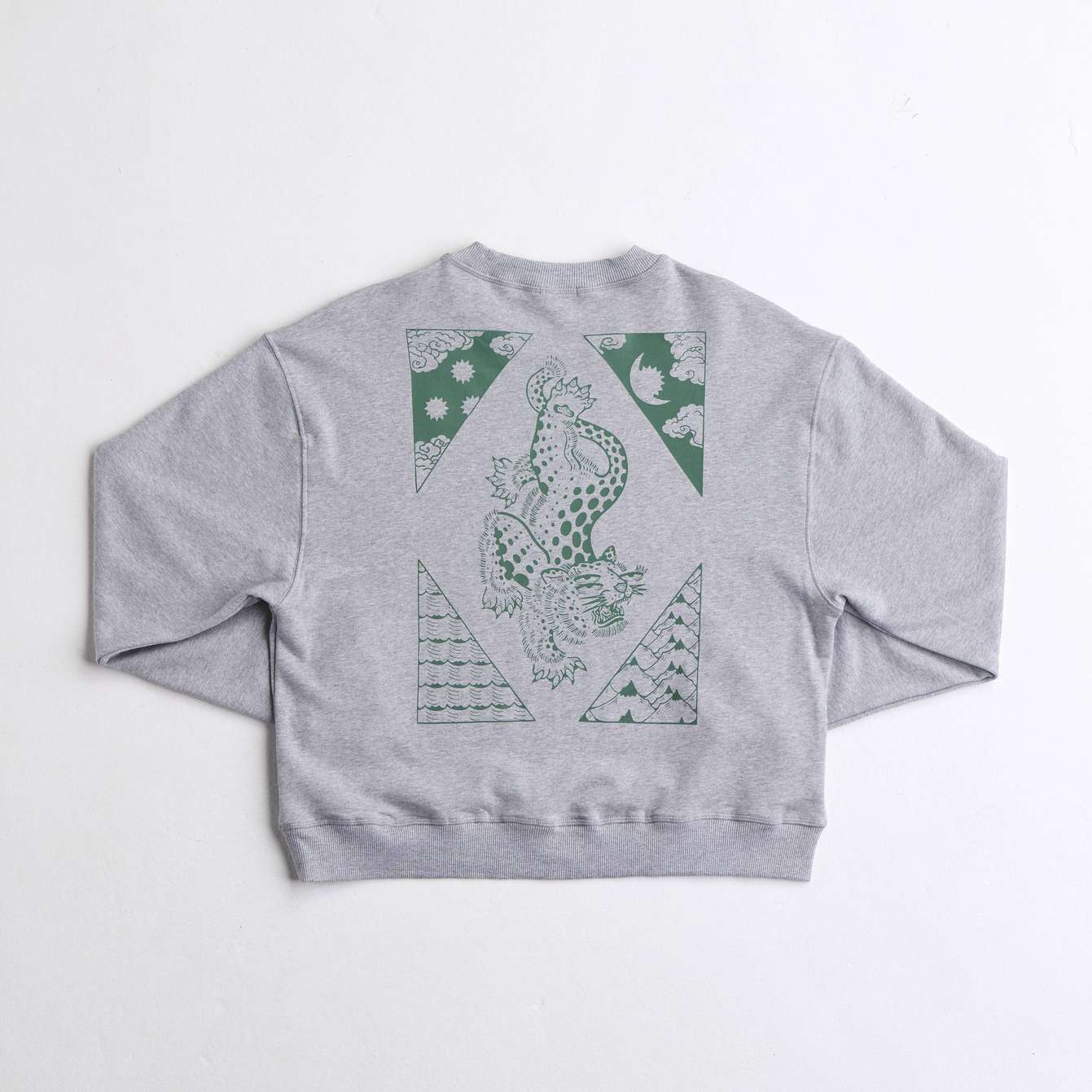 arniko-mustang-sweater-cropped-grau-bio-baumwolle image 2
