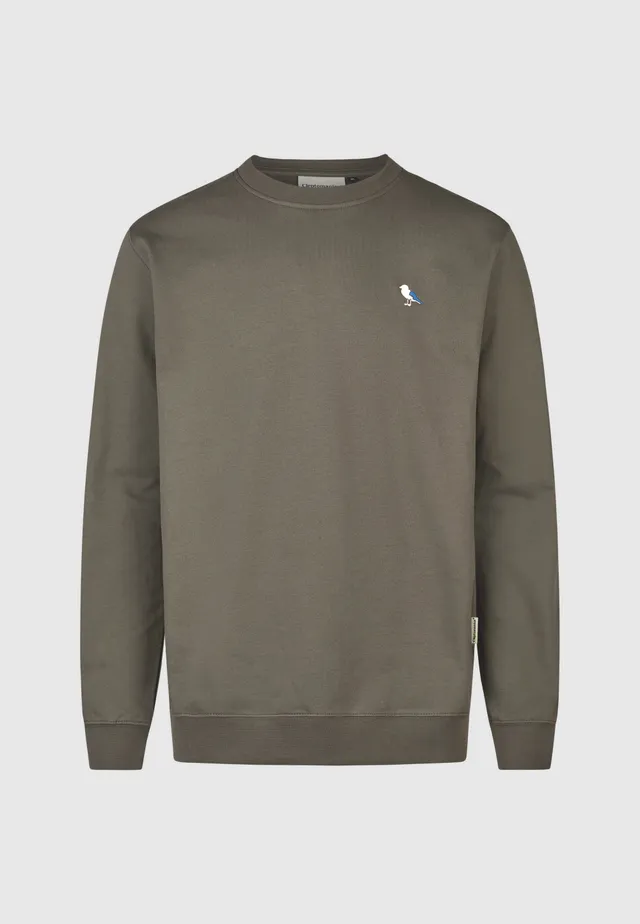 cleptomanicx-embro-gull-regular-crewneck-sweatshirt-bio image 1