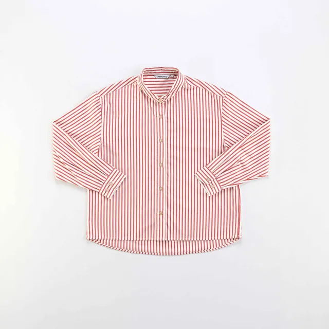 arniko-joesy-shirt-damen-rot-wei-streifen-popeline-hemd image 1