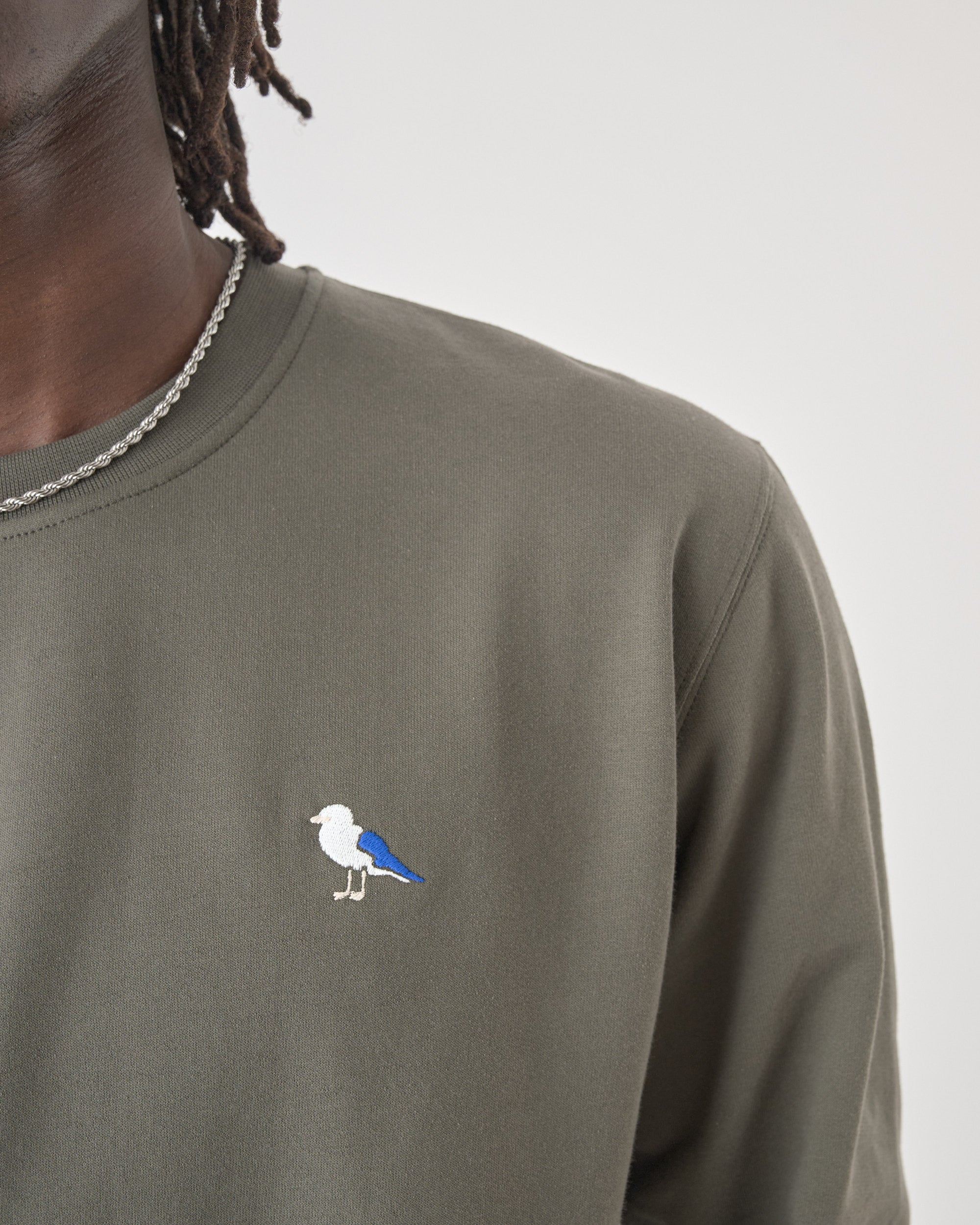 cleptomanicx-embro-gull-regular-crewneck-sweatshirt-bio image 3