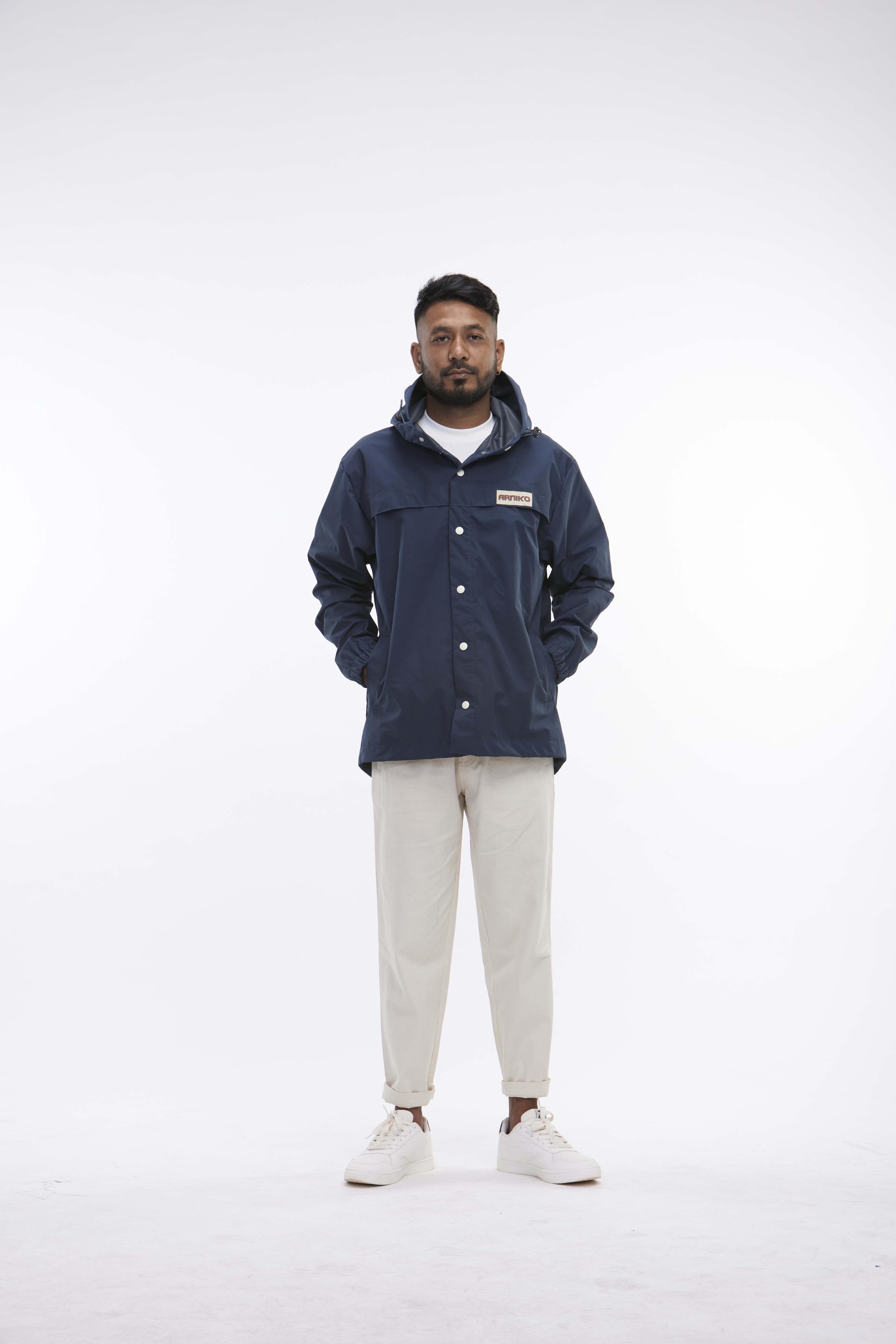 arniko-monsoon-jacke-regenjacke-navy-wasserabweisend image 6