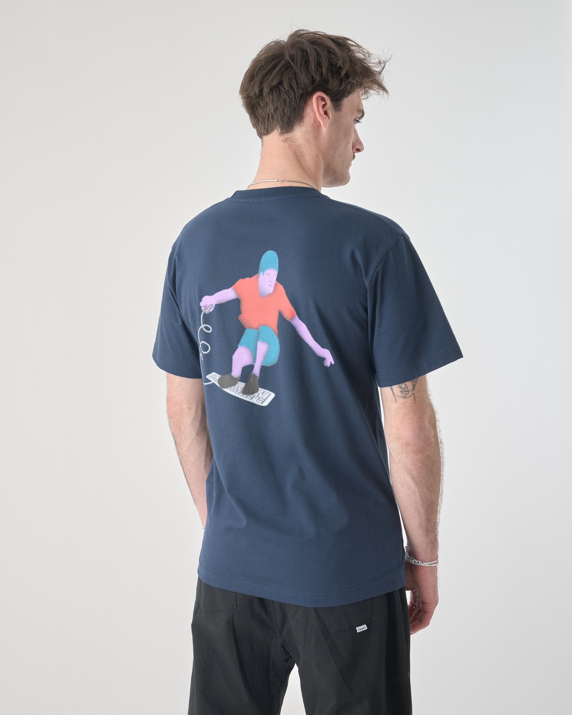 cleptomanicx-surf-the-web-classic-tee-t-shirt-print image 3