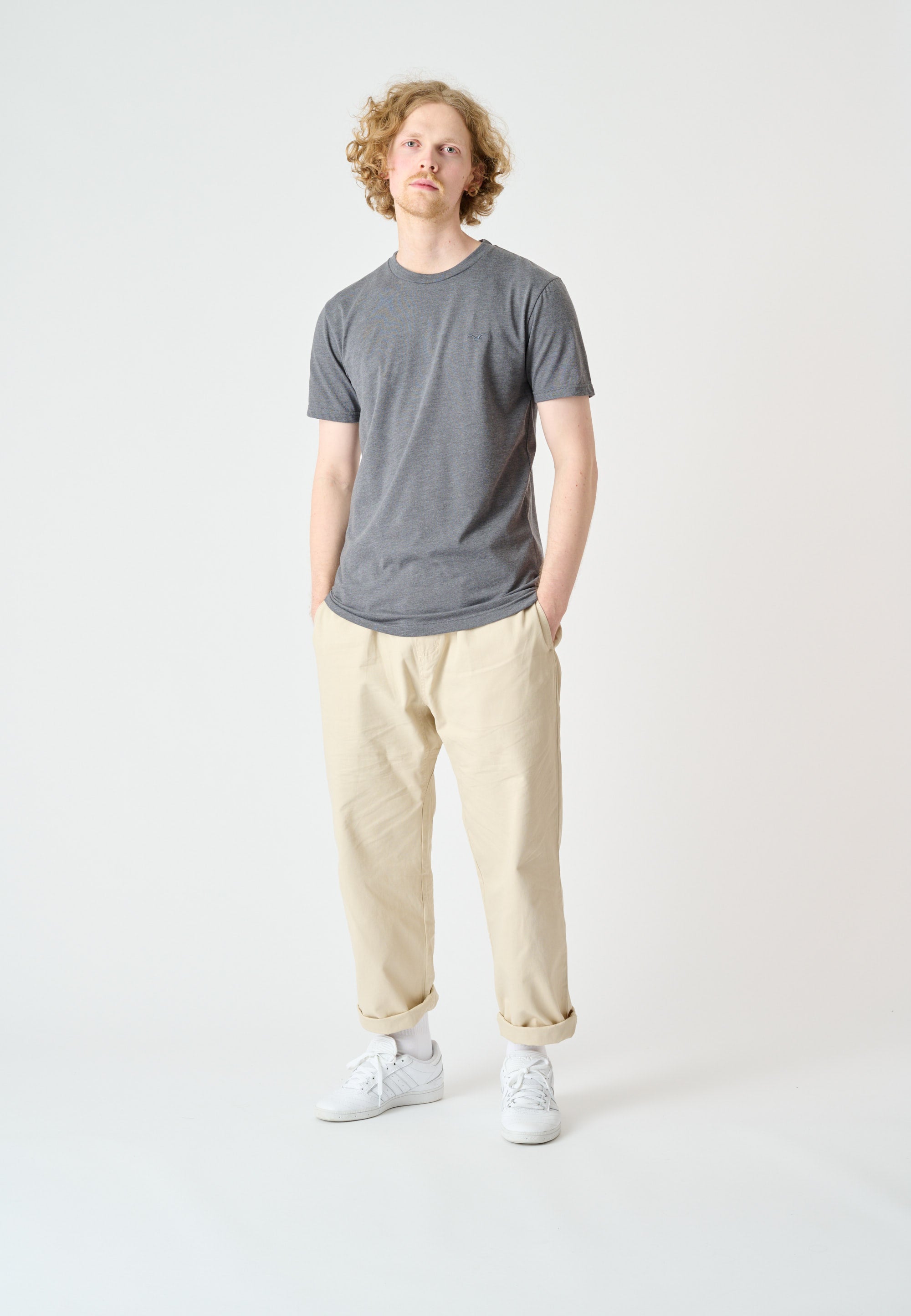 cleptomanicx-ligull-regular-heather-tee-t-shirt-melange-3 image 2