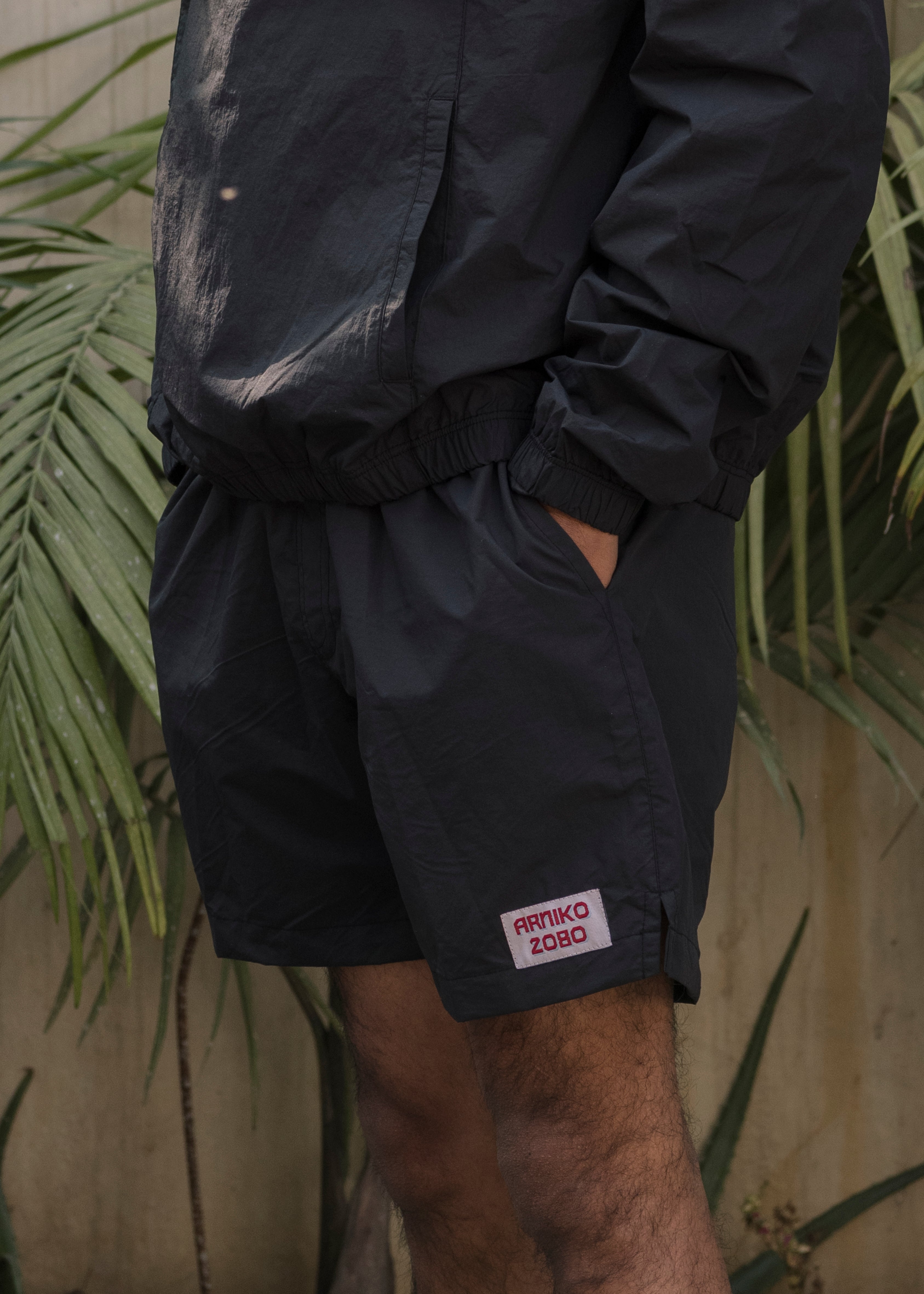 arniko-rishi-2080-shorts-schwarz-polyester-herren image 2
