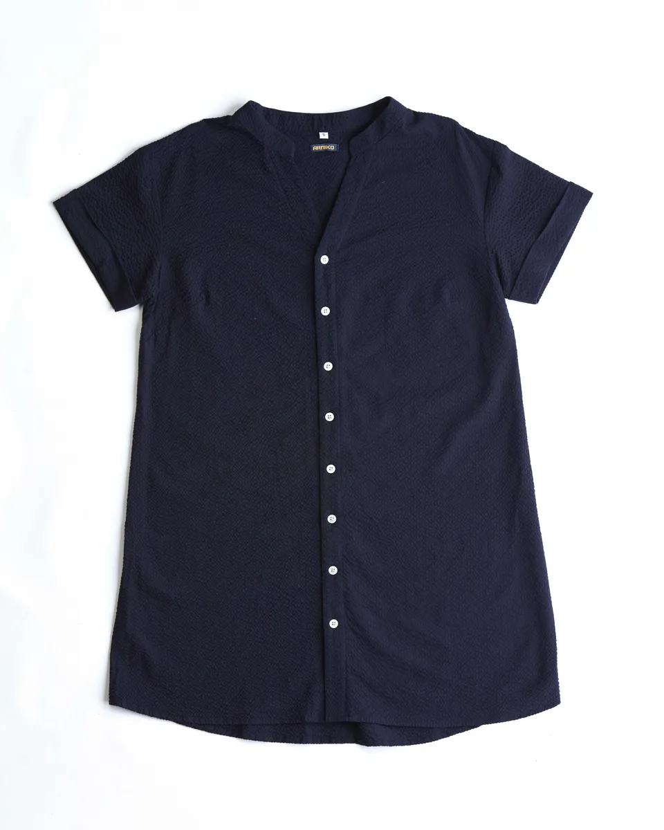arniko-jo-kleid-navy-seersucker-bio-baumwolle image 1