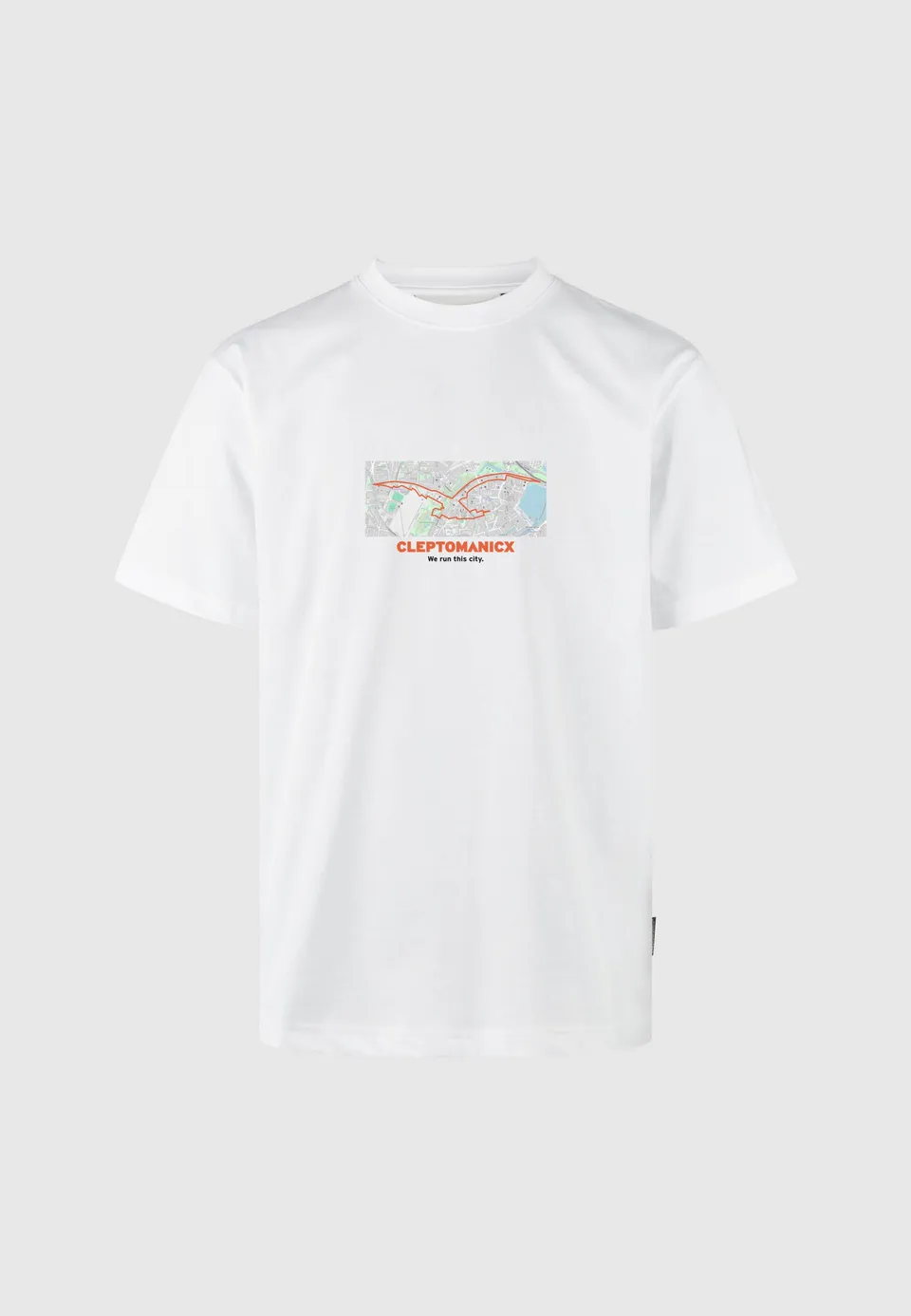 cleptomanicx-we-run-this-classic-tee-t-shirt-m-print image 1
