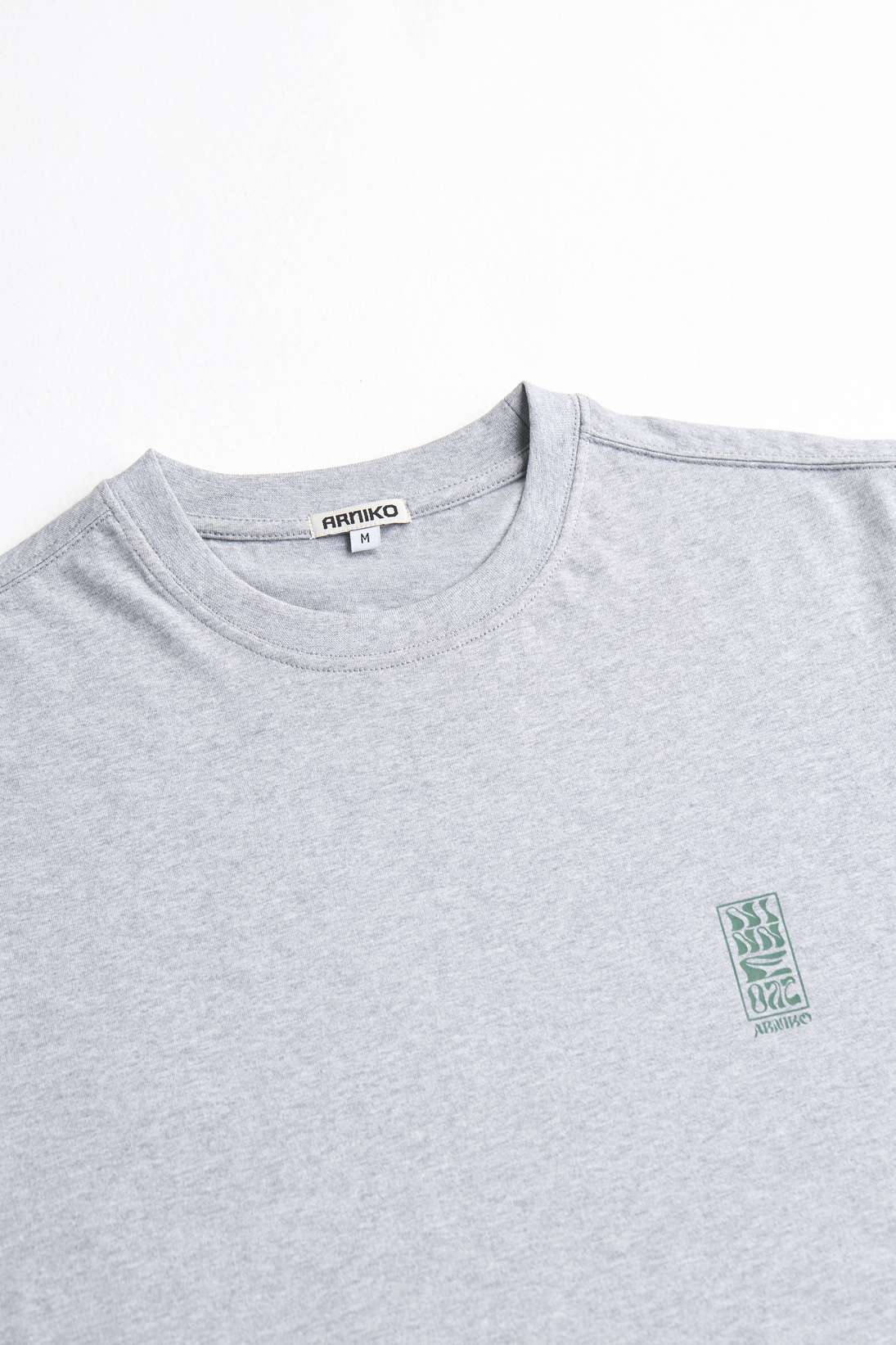 arniko-leopard-grey-melange-t-shirt-grau-bio-baumwolle image 4