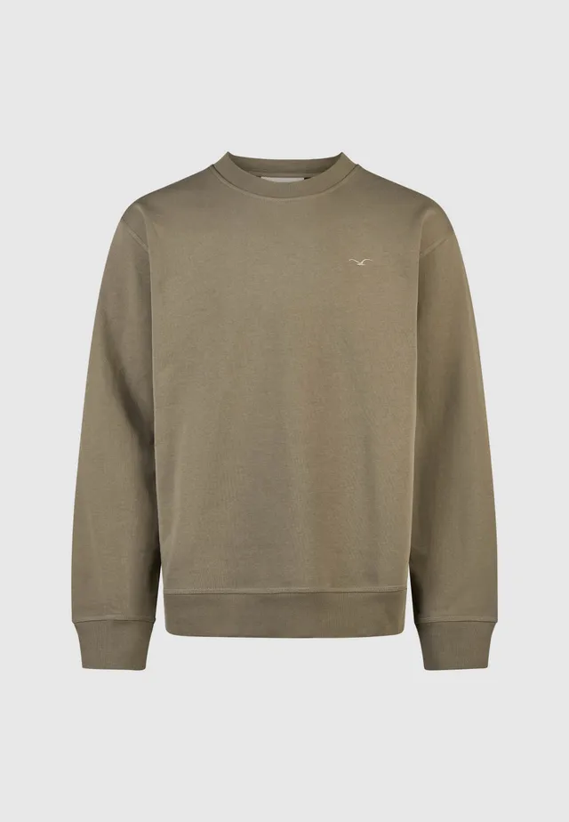 cleptomanicx-ligull-boxy-crewneck-sweatshirt-basic image 1