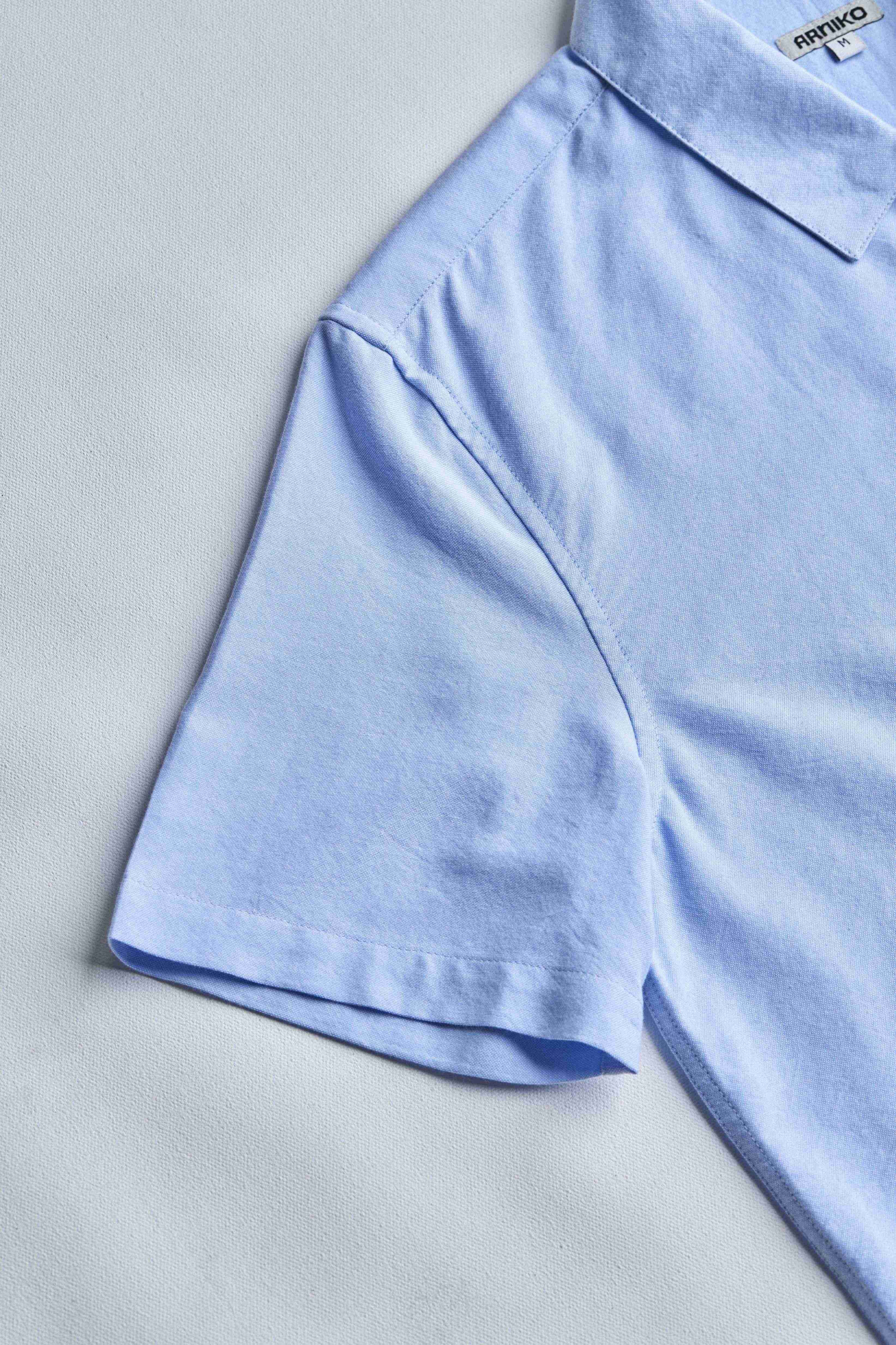 arniko-bobby-hemd-blue-chambray-herren-bio-baumwolle image 4