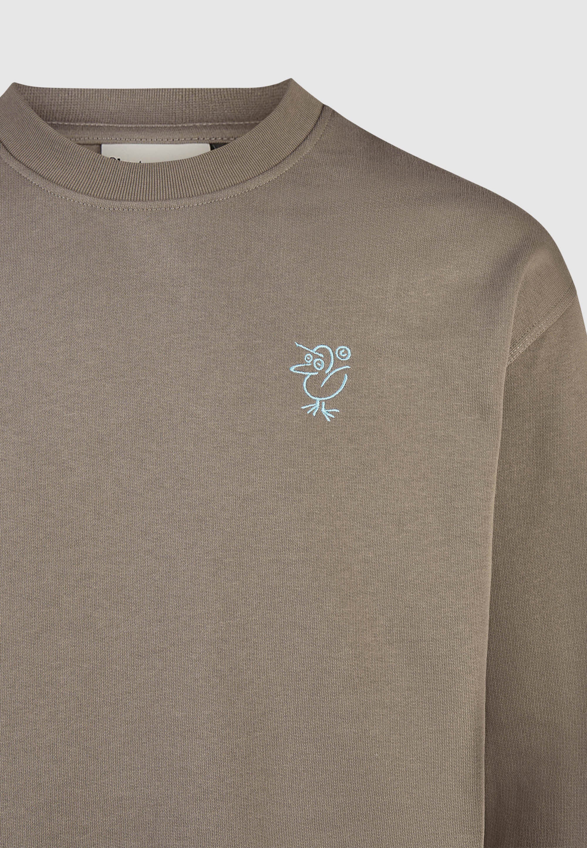 cleptomanicx-sketch-gull-crewneck-sweatshirt-m-bio-baumwolle image 2