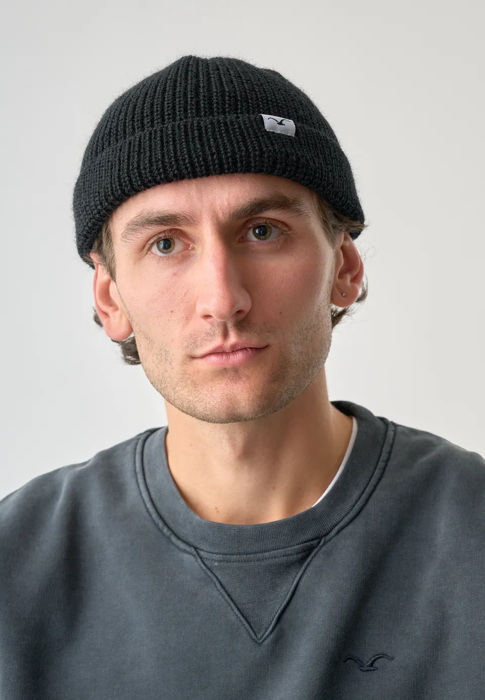 cleptomanicx-walo-beanie-m-tze-os-schurwolle-schwarz image 1