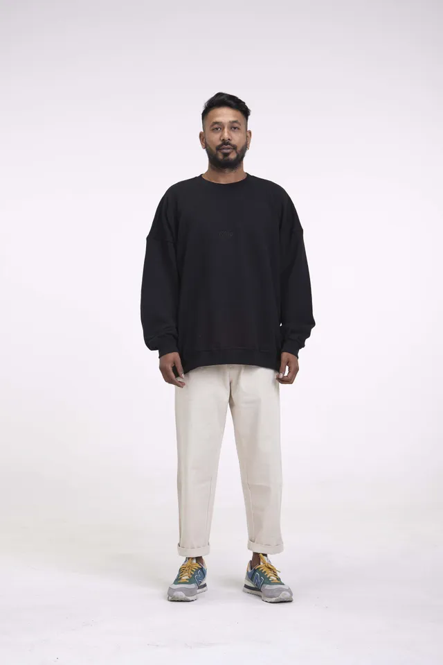 arniko-moha-sweater-black-oversize-pullover-bio image 1