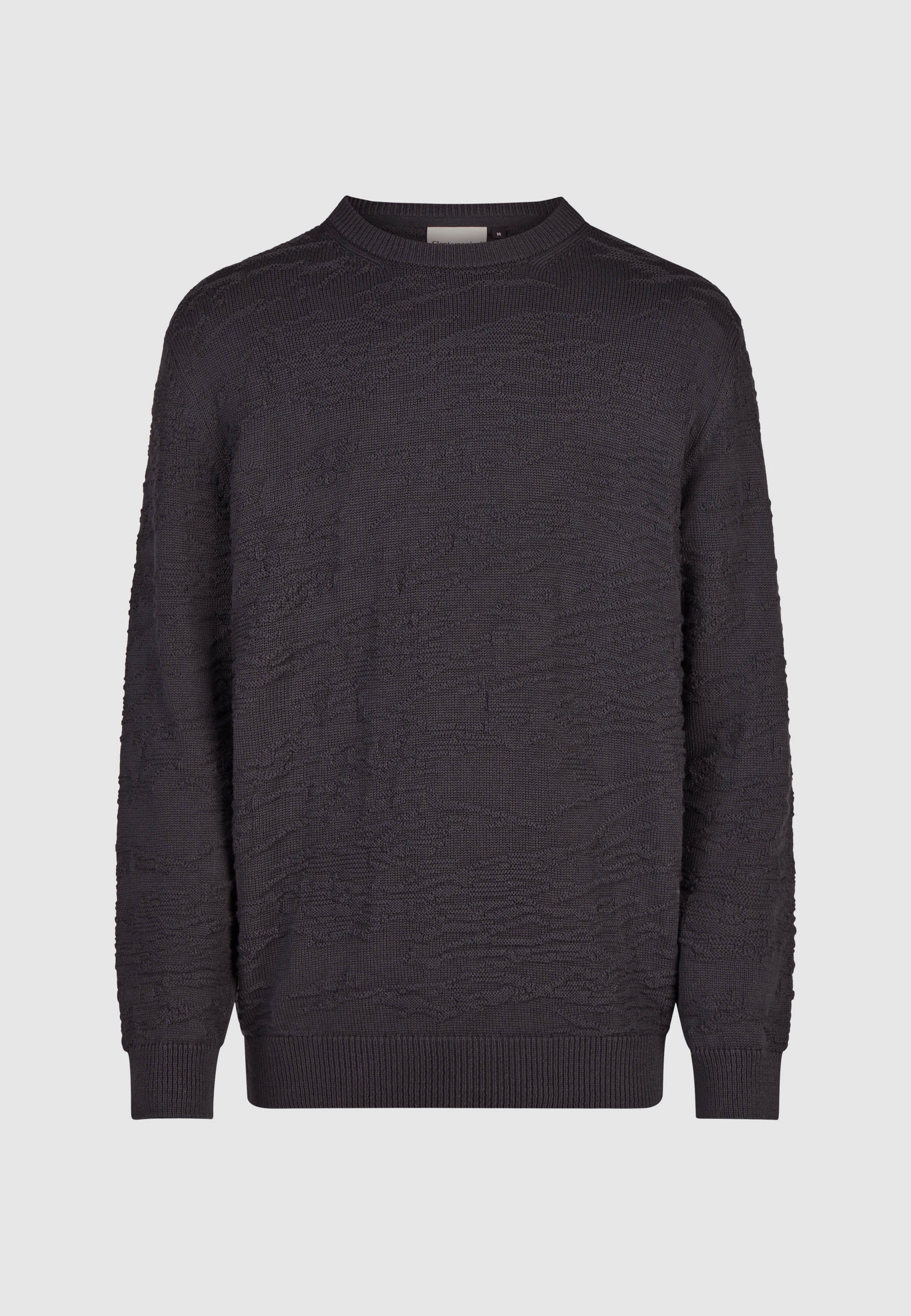cleptomanicx-windy-knit-strickpullover-biobaumwolle-muster image 1
