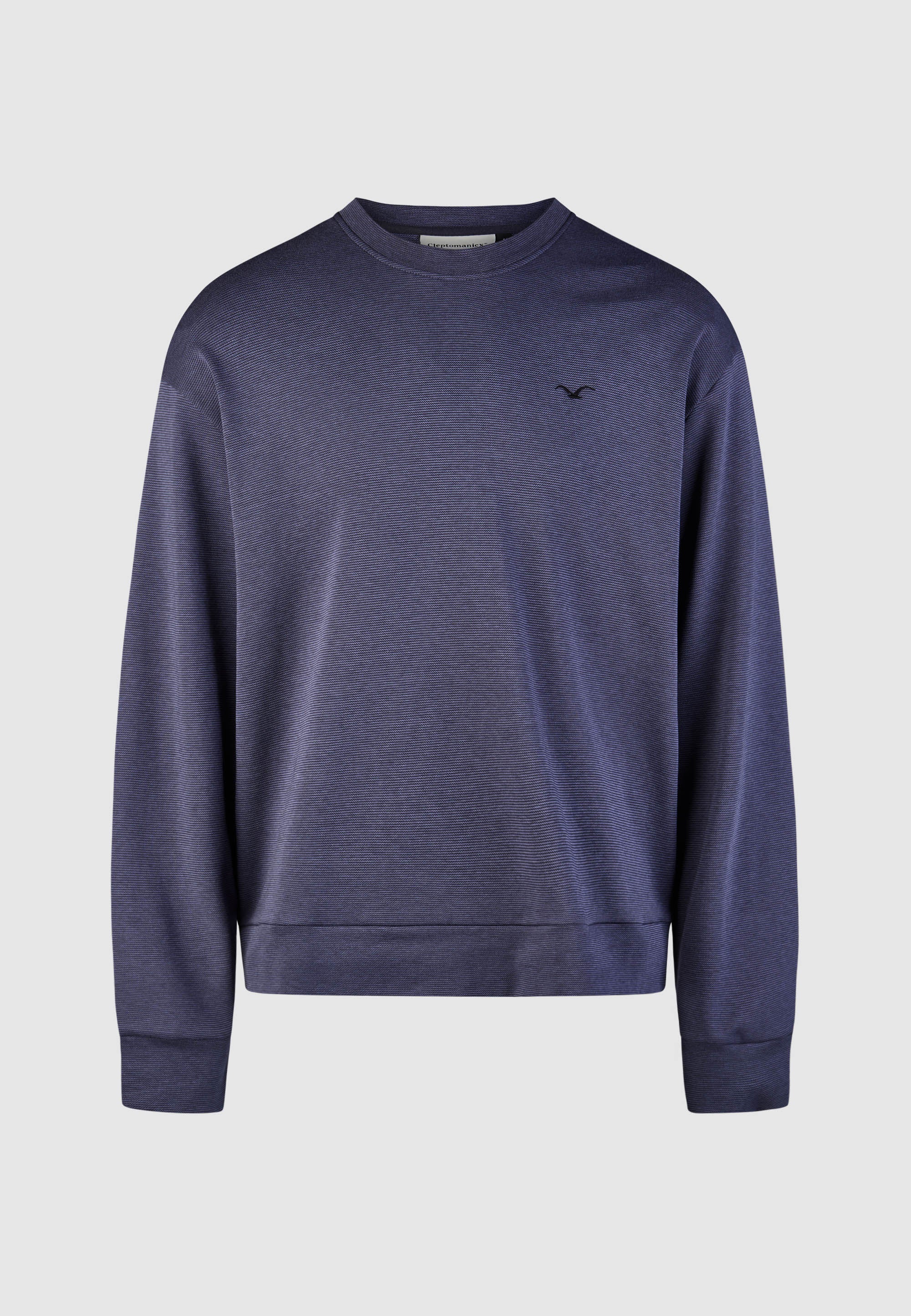 cleptomanicx-ligull-mini-stripe-boxy-crewneck-gestreift image 1