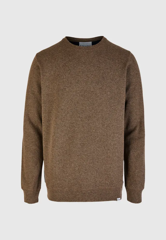 cleptomanicx-noitch-crewneck-sweatshirt-wolle-regular-fit-2 image 1