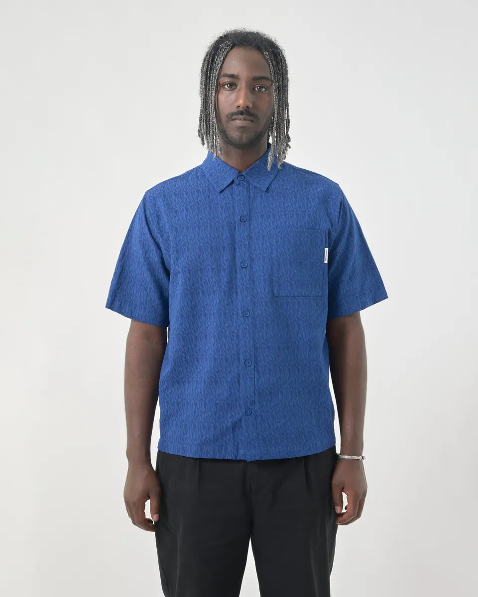 cleptomanicx-facemelter-shirt-sommerhemd-biobaumwolle image 1
