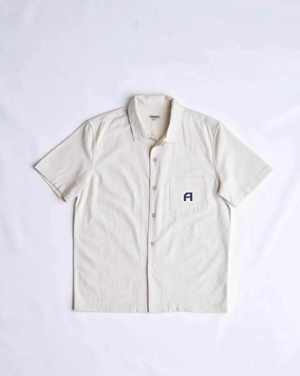 arniko-bobby-hemd-off-white-bio-baumwolle-sommer image 1