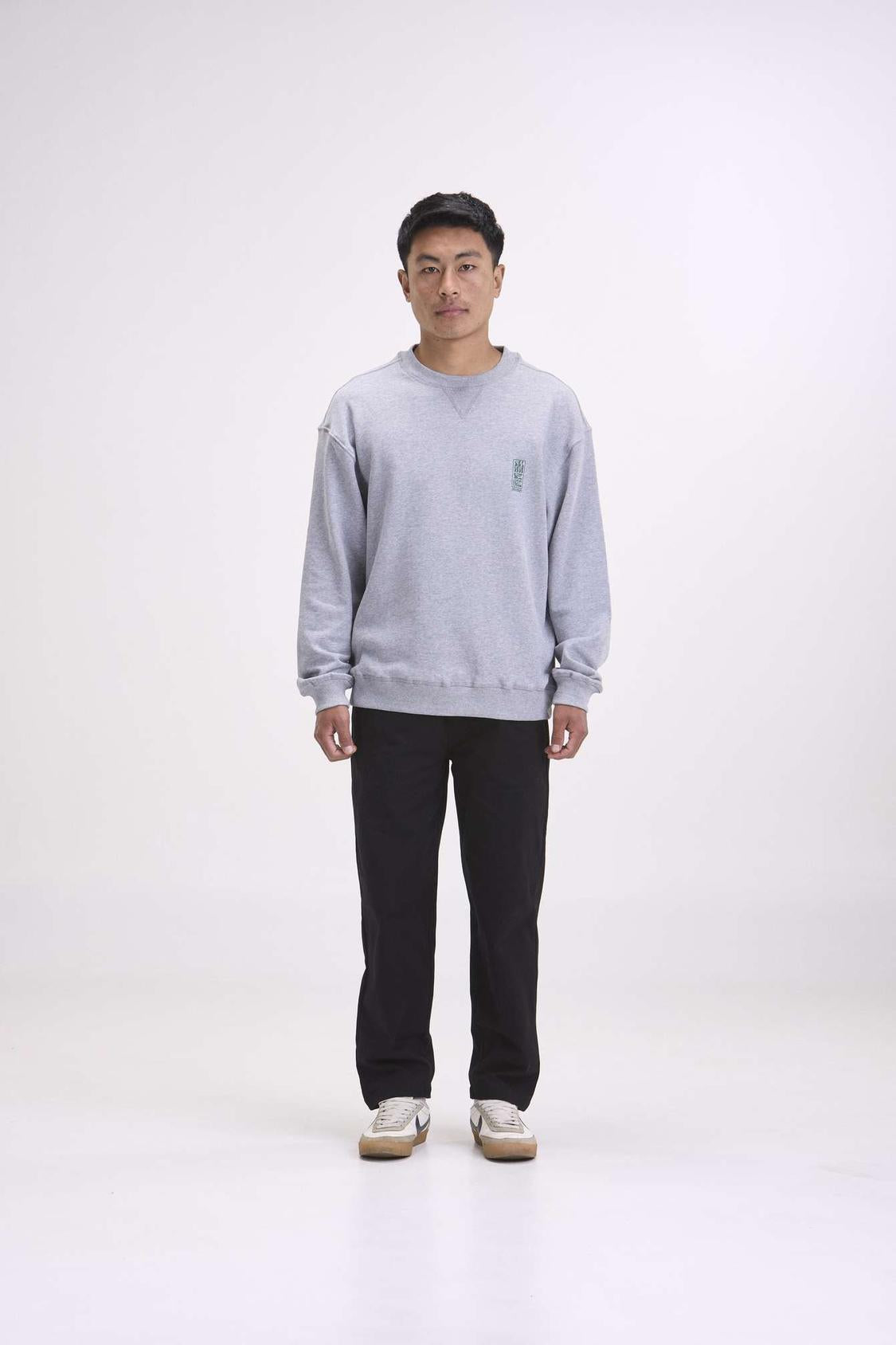 arniko-mustang-grey-melange-pullover-bio-baumwolle image 5