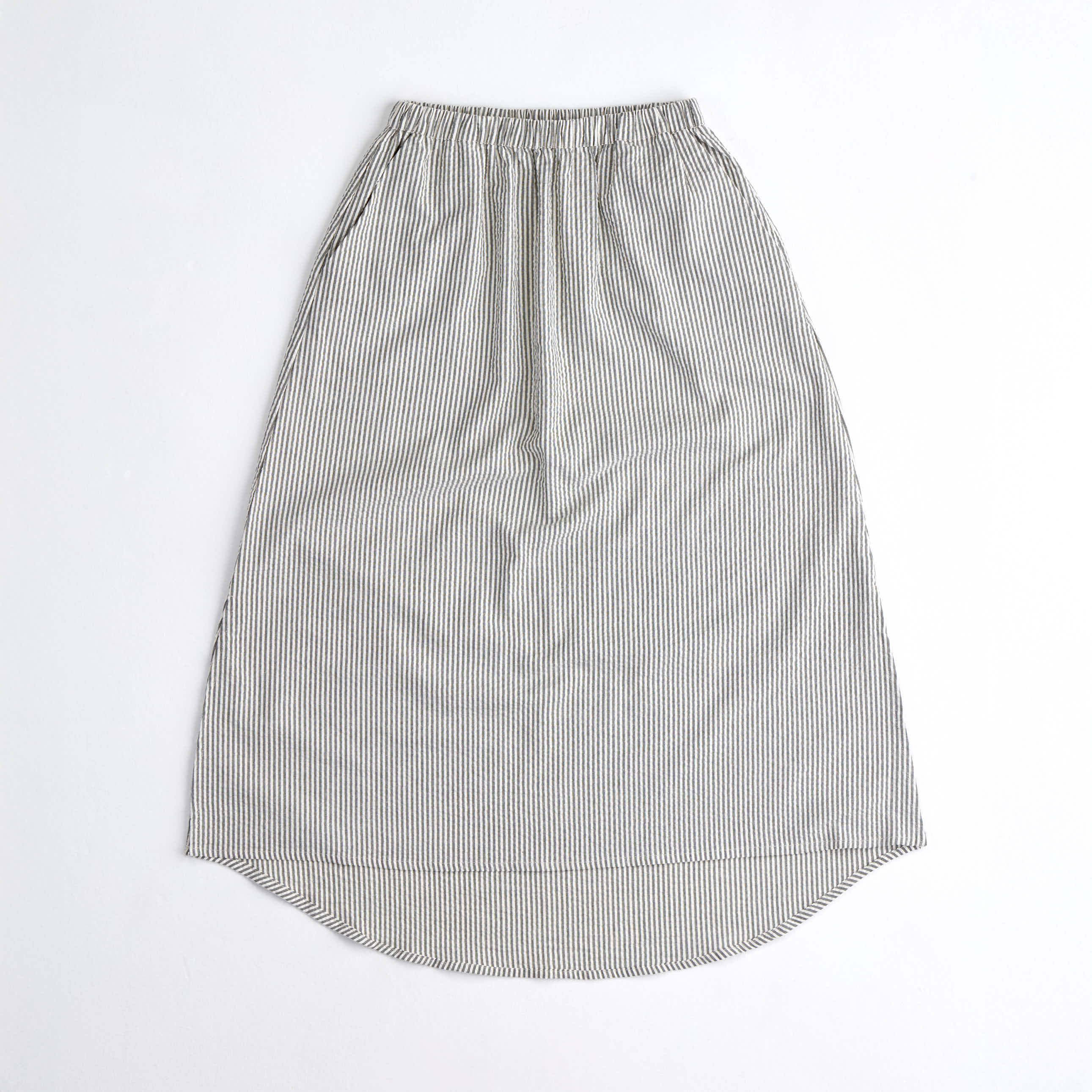 arniko-skirt-valerie-green-white-rock-seersucker image 1