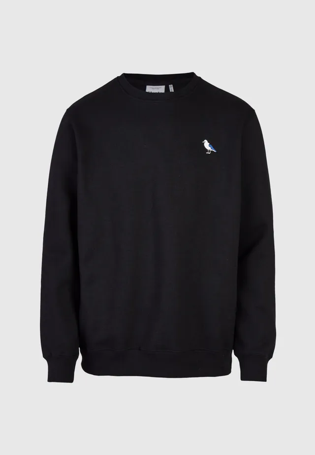 cleptomanicx-embro-gull-regular-crewneck-stickerei image 1