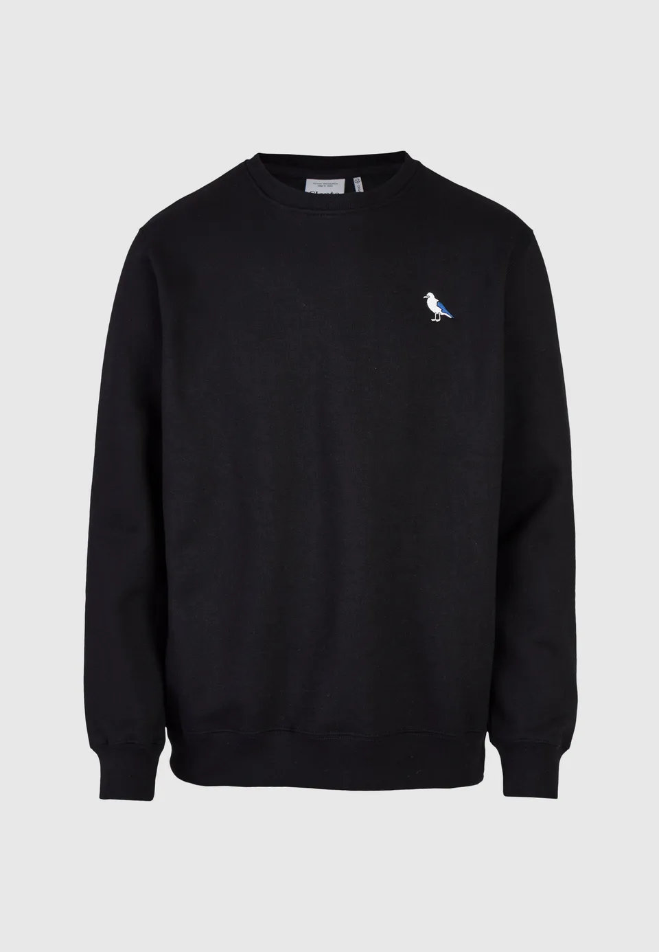 cleptomanicx-embro-gull-regular-crewneck-stickerei image 1
