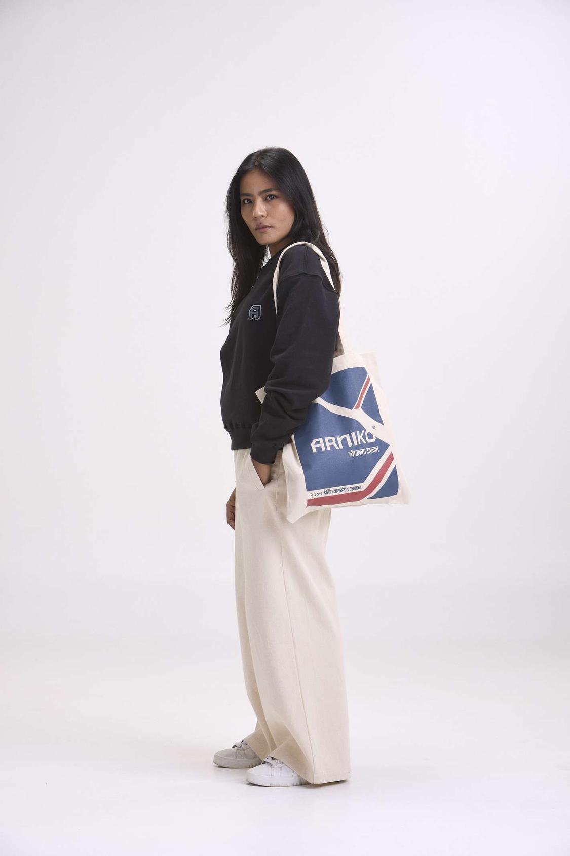 arniko-trikon-off-white-tote-bag-bio-baumwolle image 2