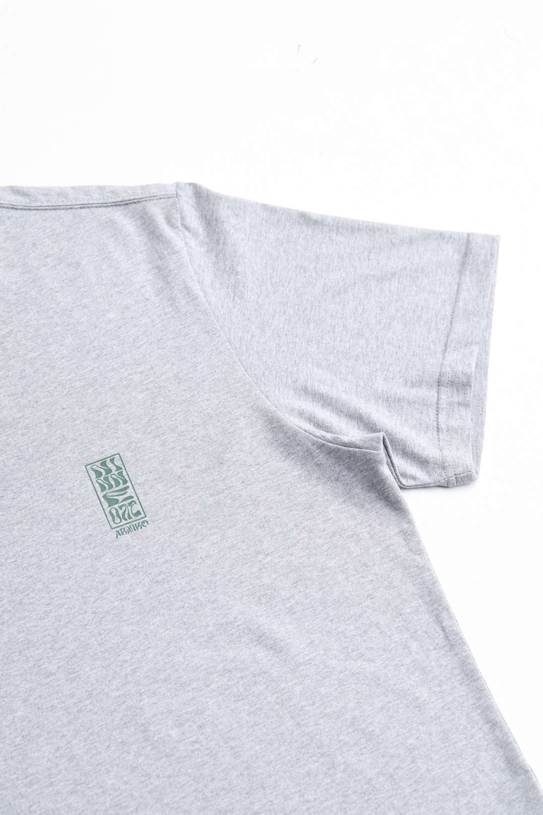 arniko-leopard-grey-melange-t-shirt-grau-bio-baumwolle image 3