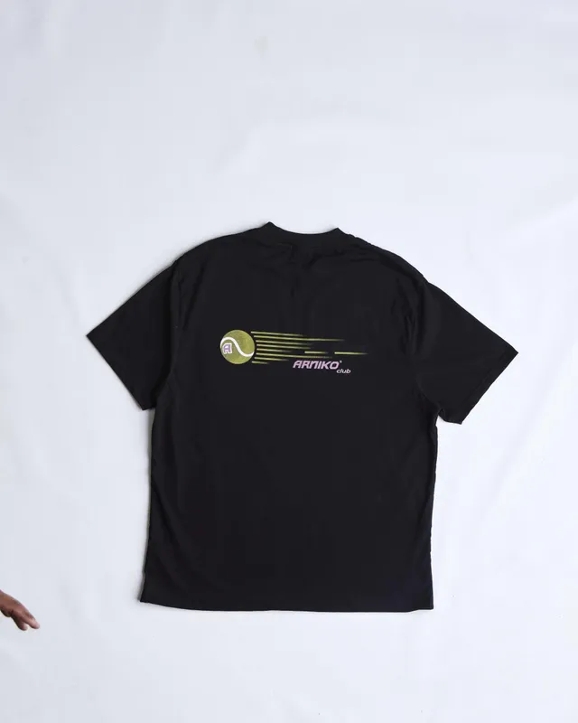 arniko-club-t-shirt-herren-schwarz-bio-baumwolle-tasche image 1