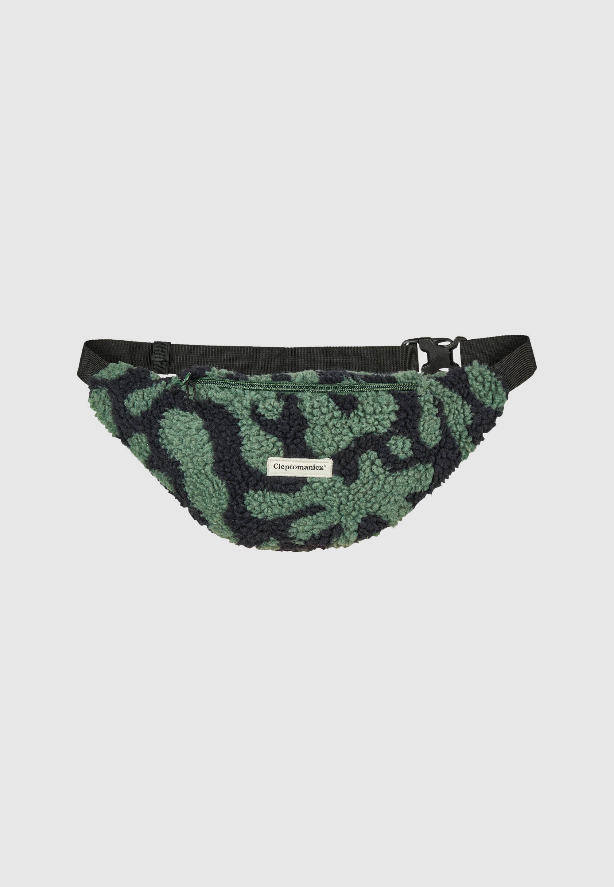 cleptomanicx-oh-shit-hipbag-bauchtasche-fleece-allover-print-os image 1