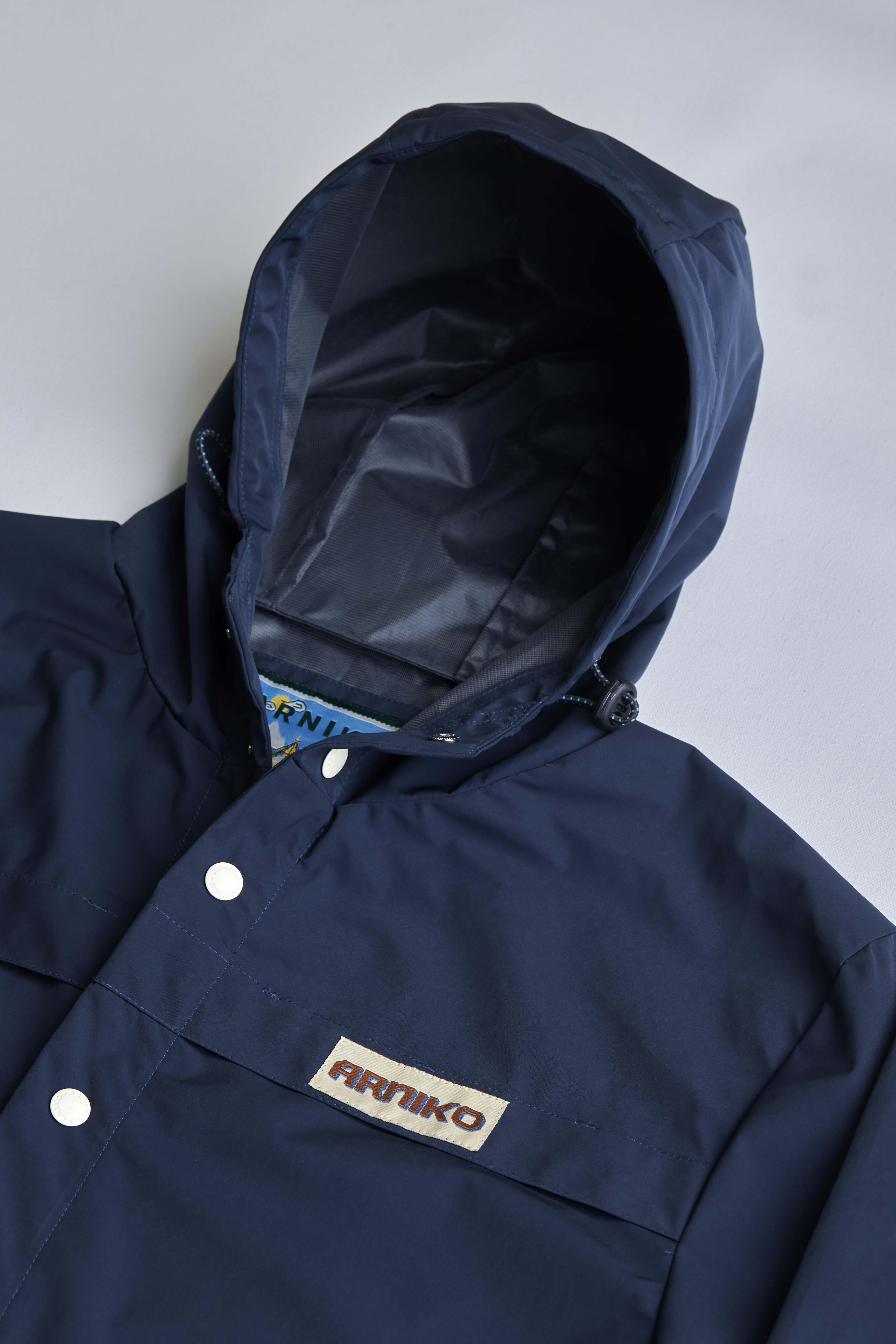 arniko-monsoon-jacke-regenjacke-navy-wasserabweisend image 3