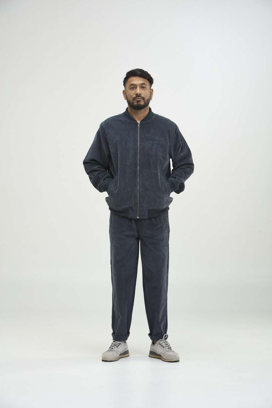 arniko-jin-hose-cord-slate-herren-bio-baumwolle image 2