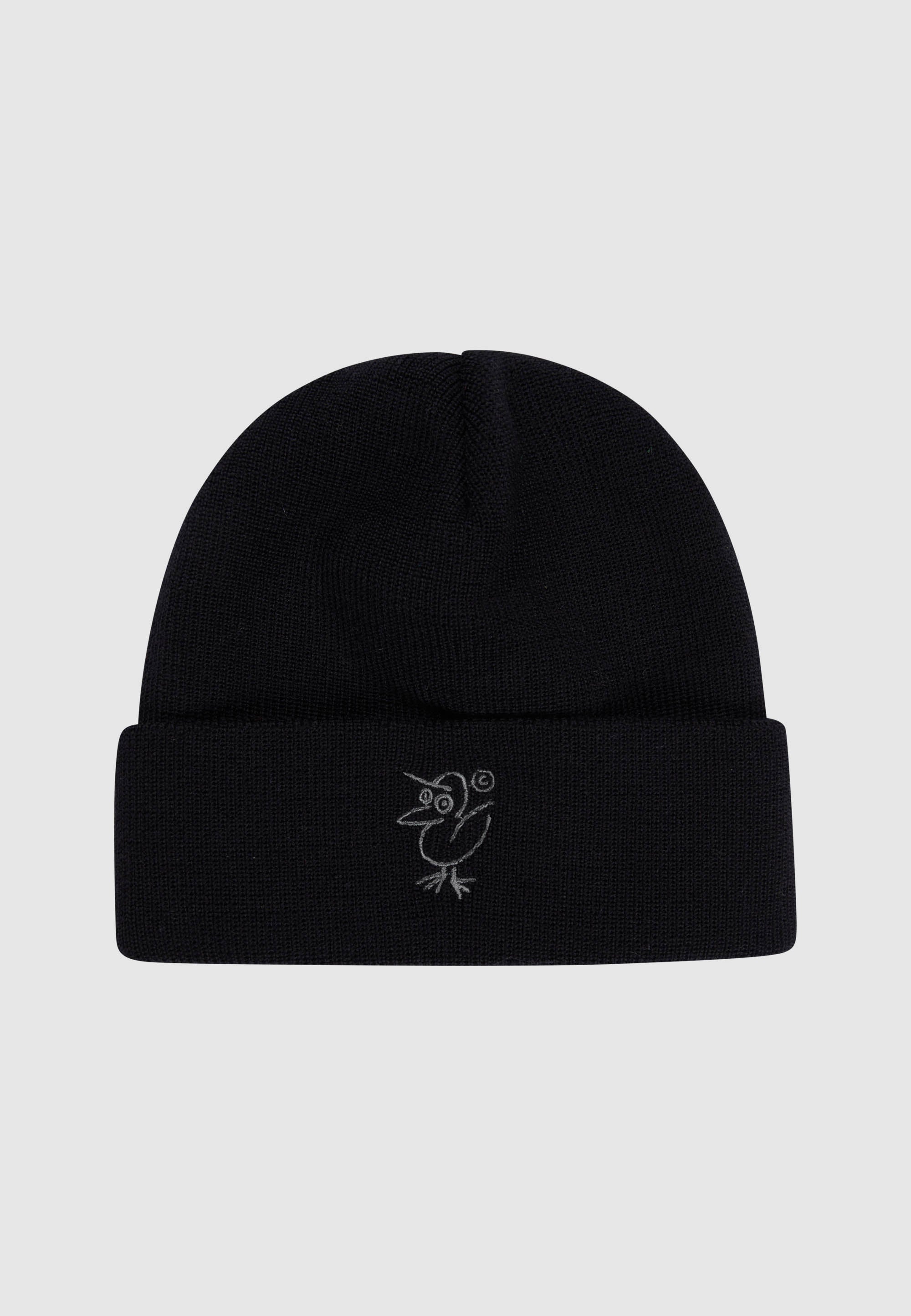 cleptomanicx-gull-beanie-sketch-m-tze-bestickt image 1