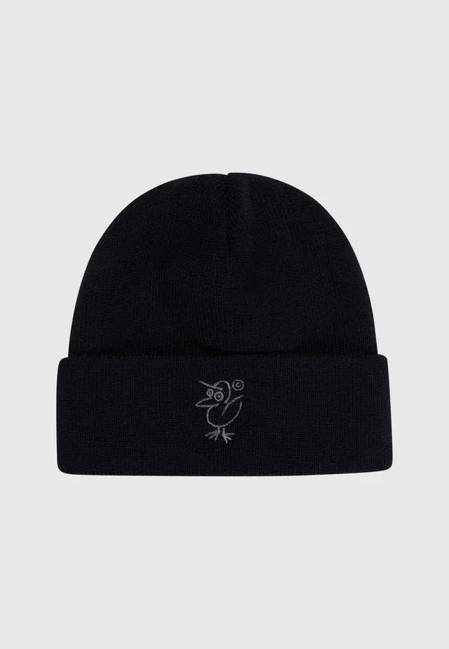 cleptomanicx-gull-beanie-sketch-m-tze-bestickt image 1