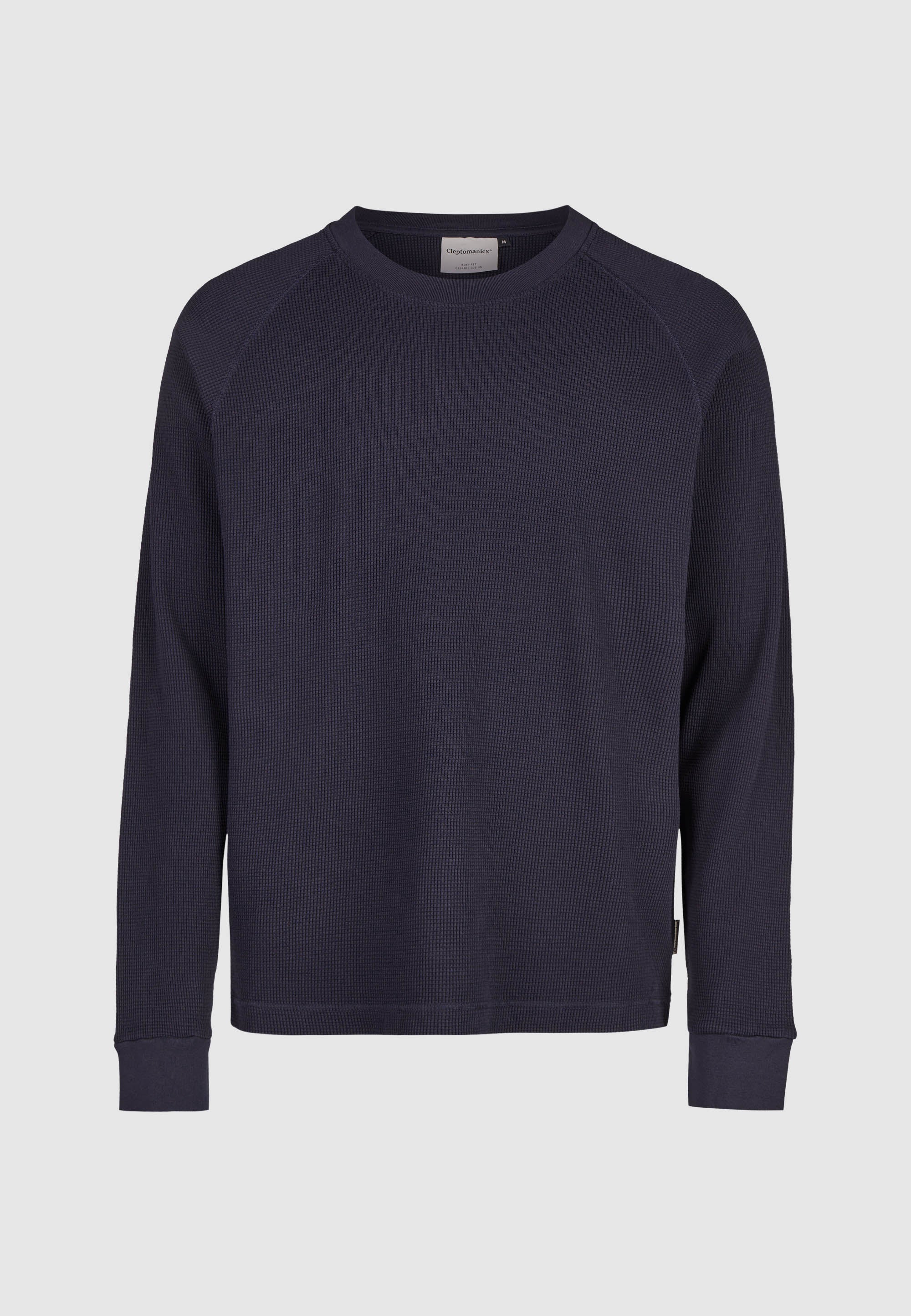 cleptomanicx-thermal-longsleeve-waffle-bio-baumwolle-boxy image 1