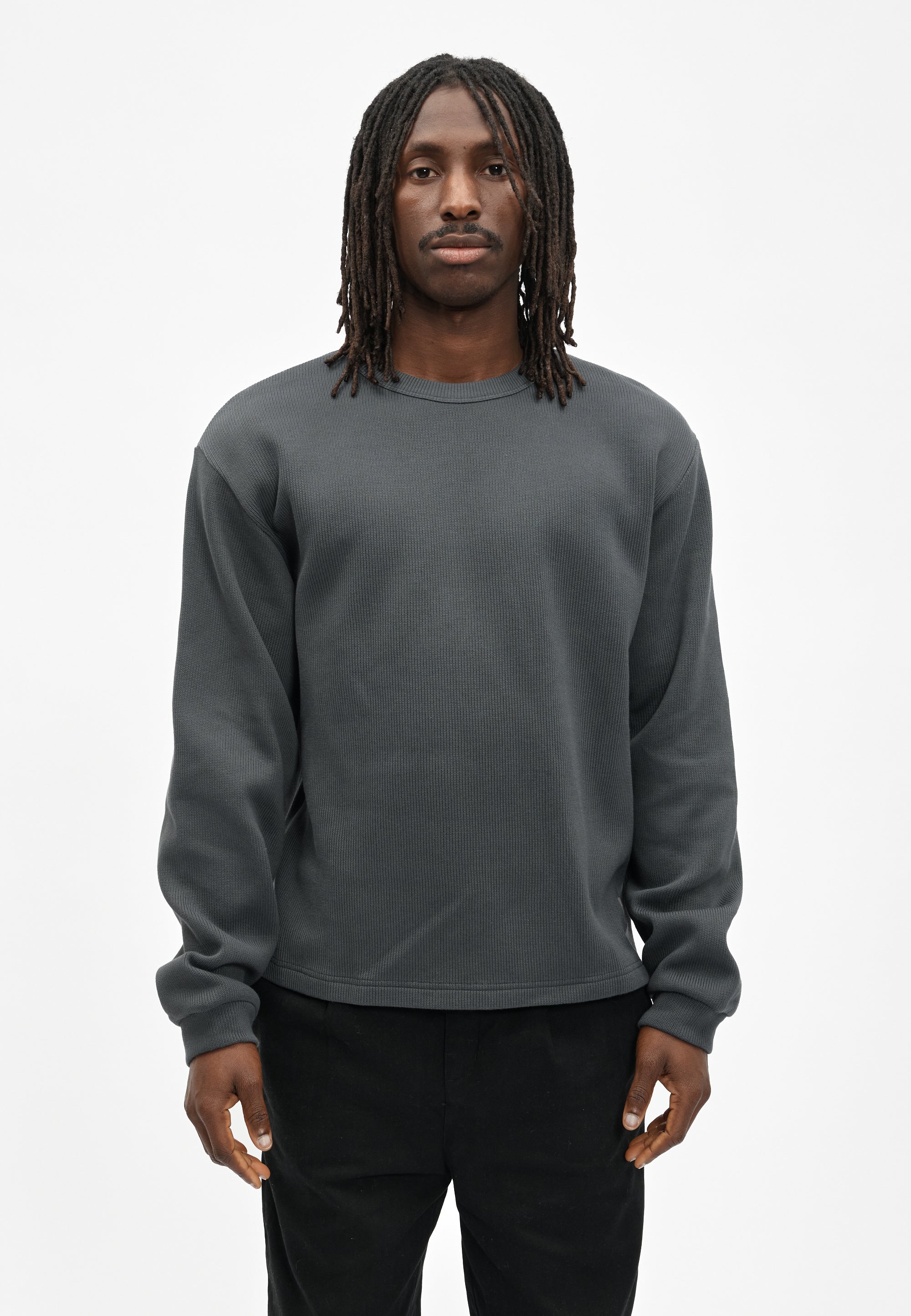 cleptomanicx-double-crewneck-sweatshirt-bio-baumwolle-basic image 4