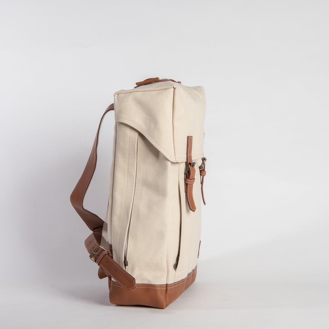 arniko-classic-rucksack-side-zipper-off-white-12l image 4