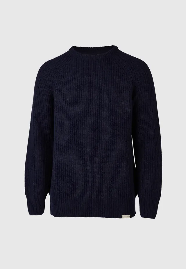 cleptomanicx-ribber-crewneck-strickpullover-wollmix-recycelt image 1