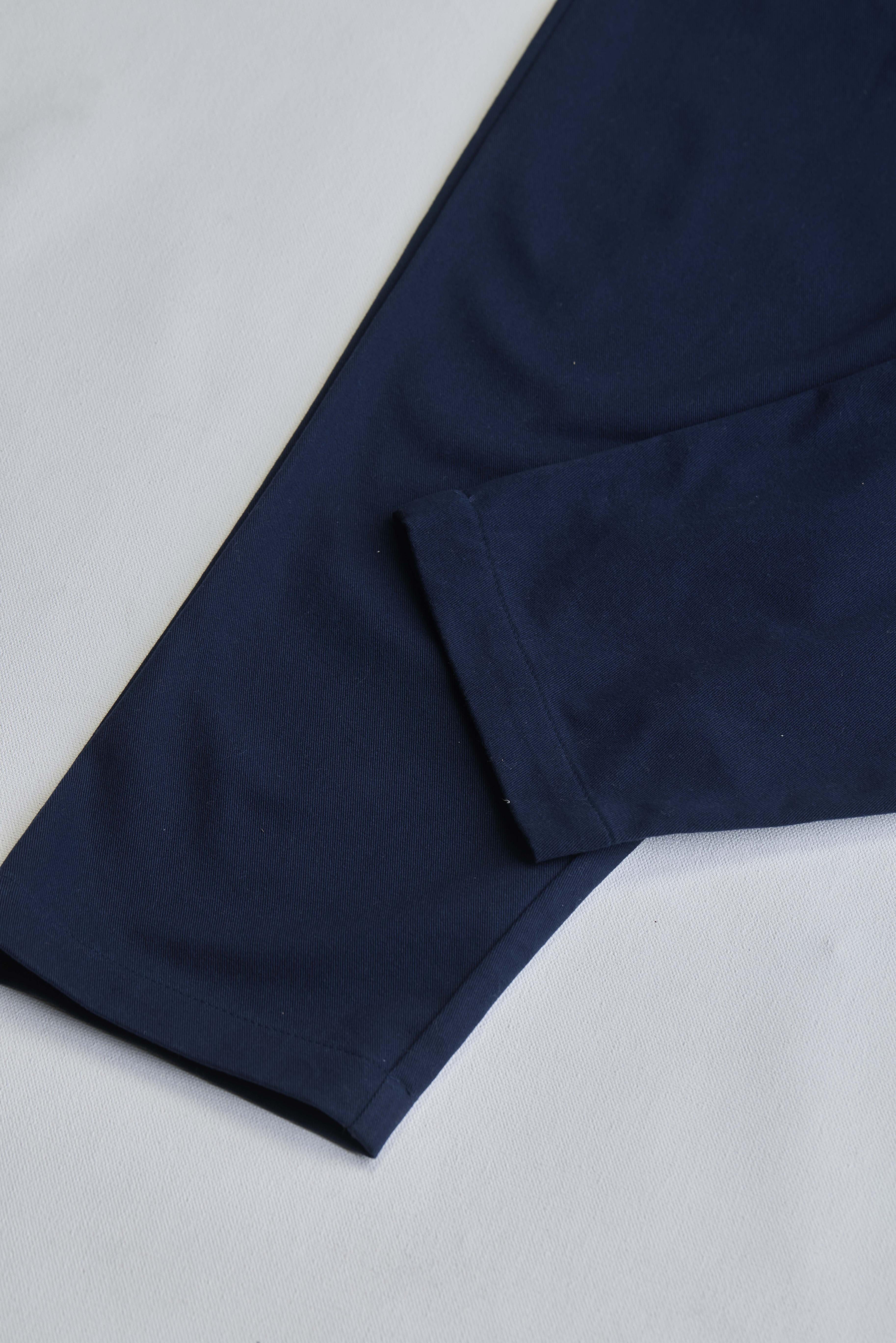 arniko-pants-nigen-navy-twill-hose-bio-baumwolle-unisex image 3